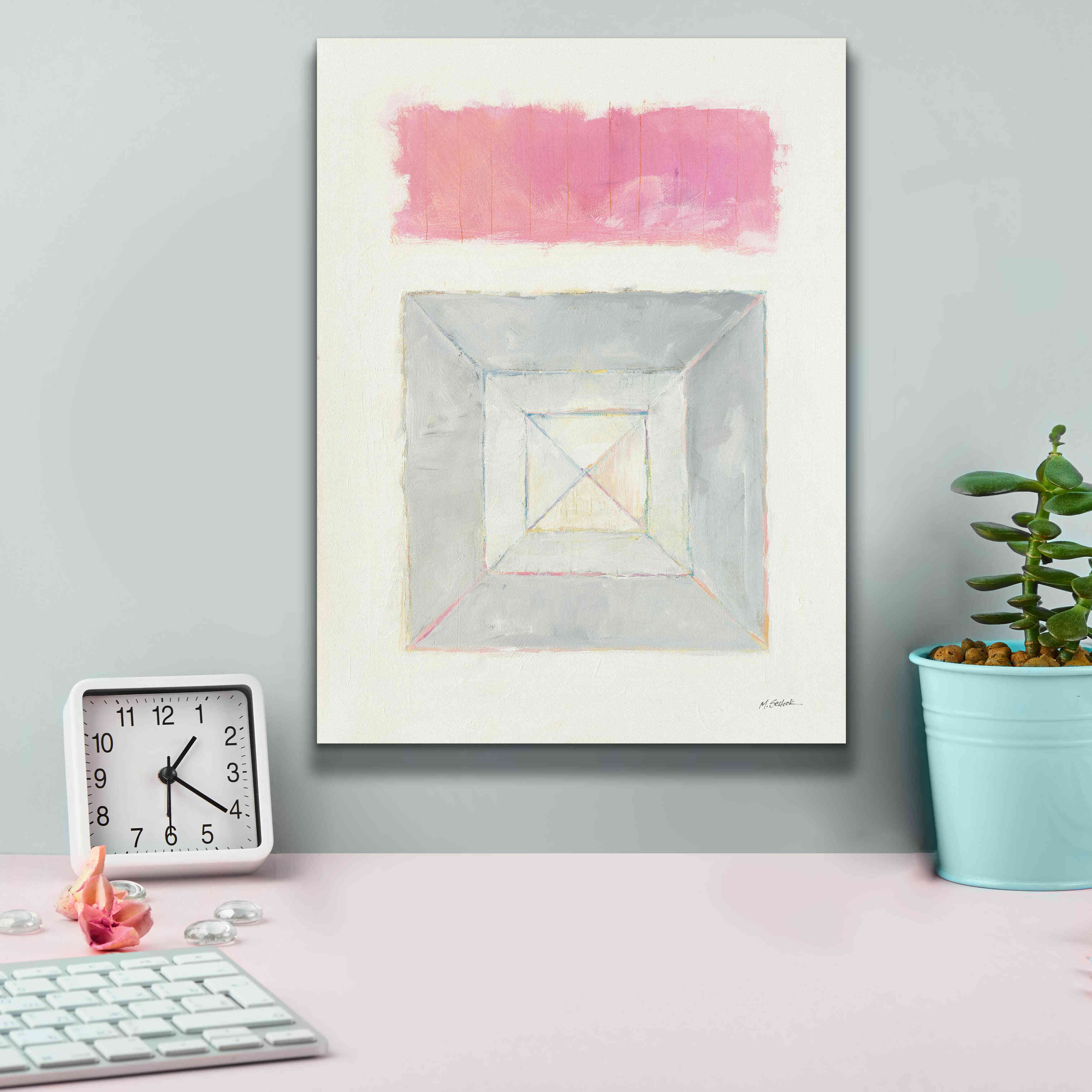 'Intersection' by Mike Schick, Giclee Canvas Wall Art,12x16