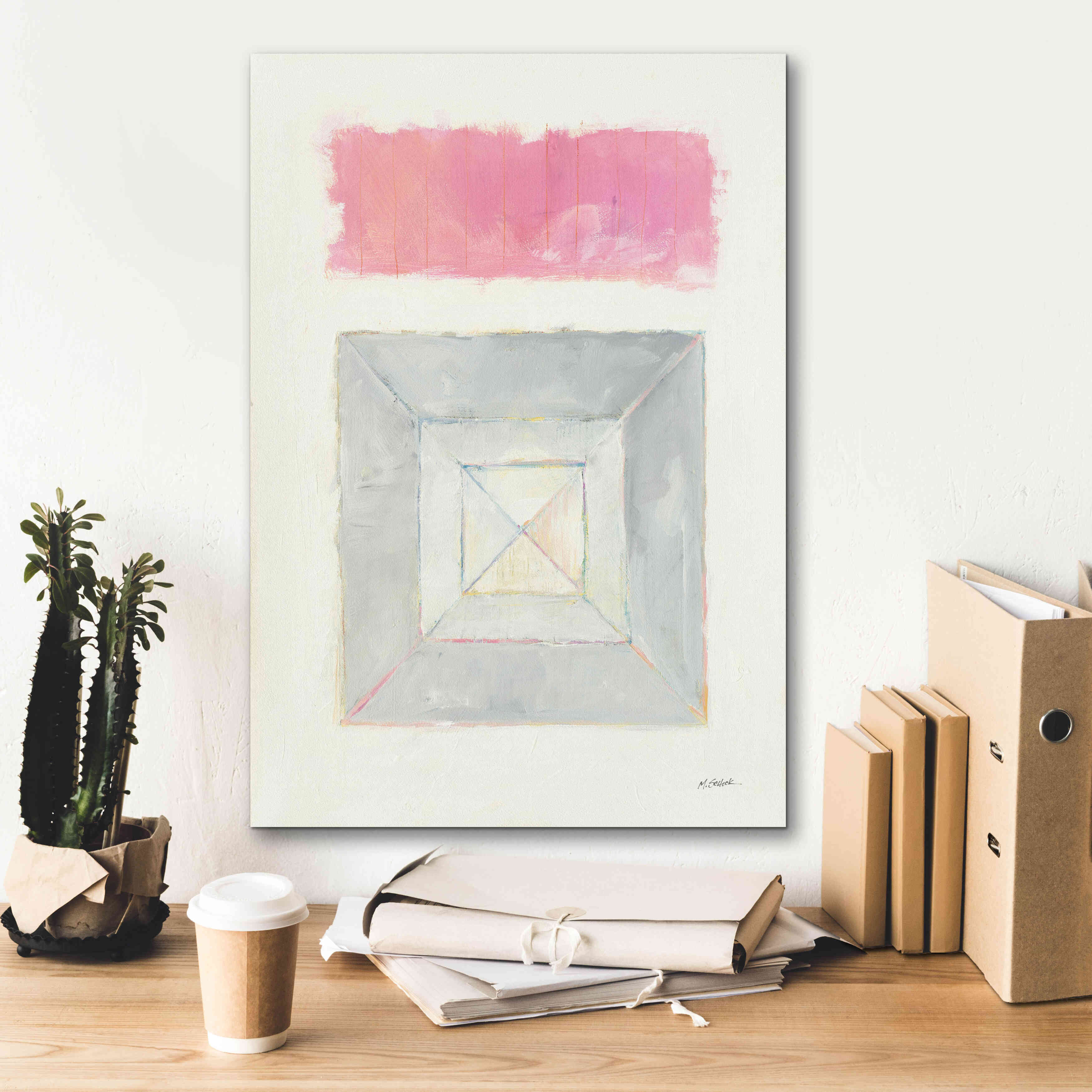 'Intersection' by Mike Schick, Giclee Canvas Wall Art,18x26