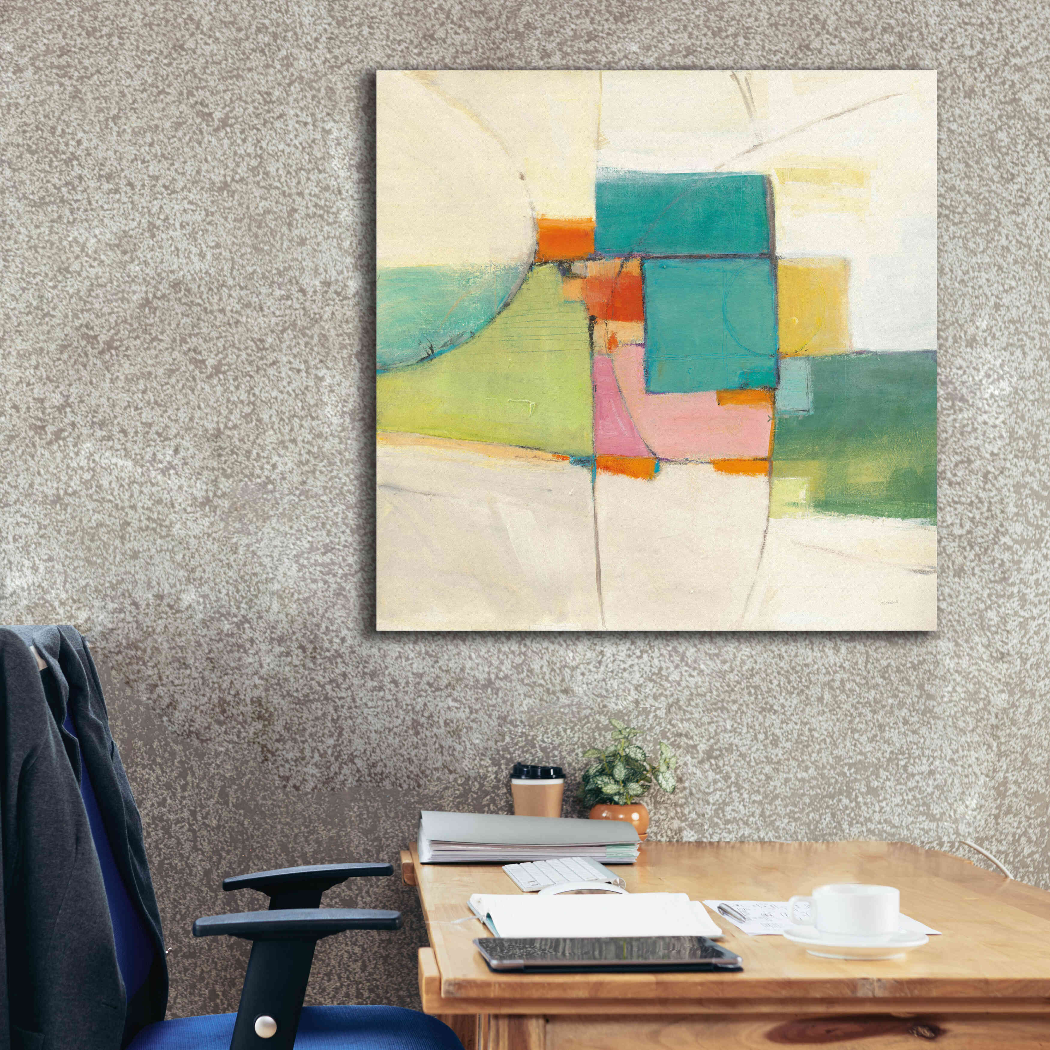 'Aero' by Mike Schick, Giclee Canvas Wall Art,37x37