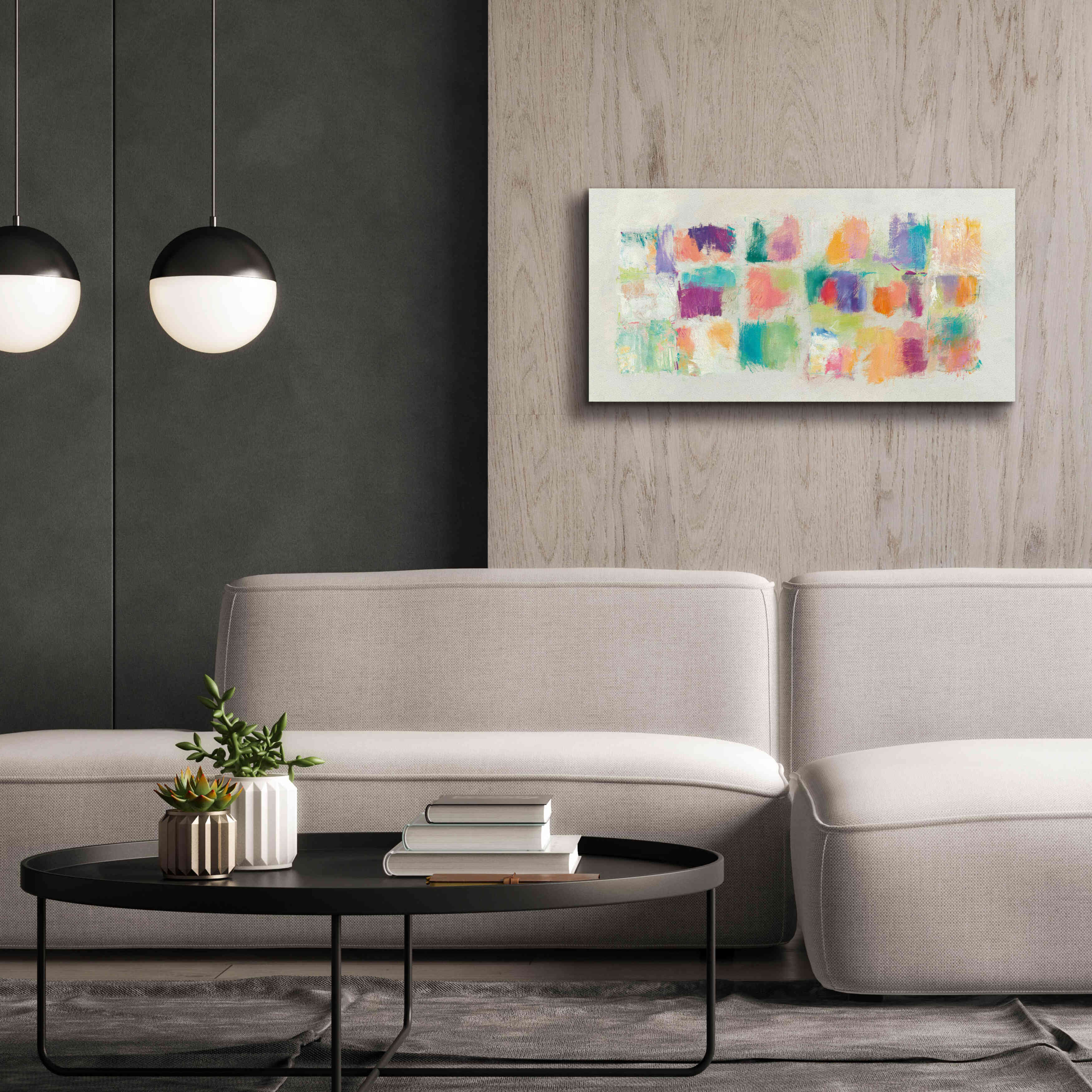 'Popsicles Horizontal' by Mike Schick, Giclee Canvas Wall Art,40x20
