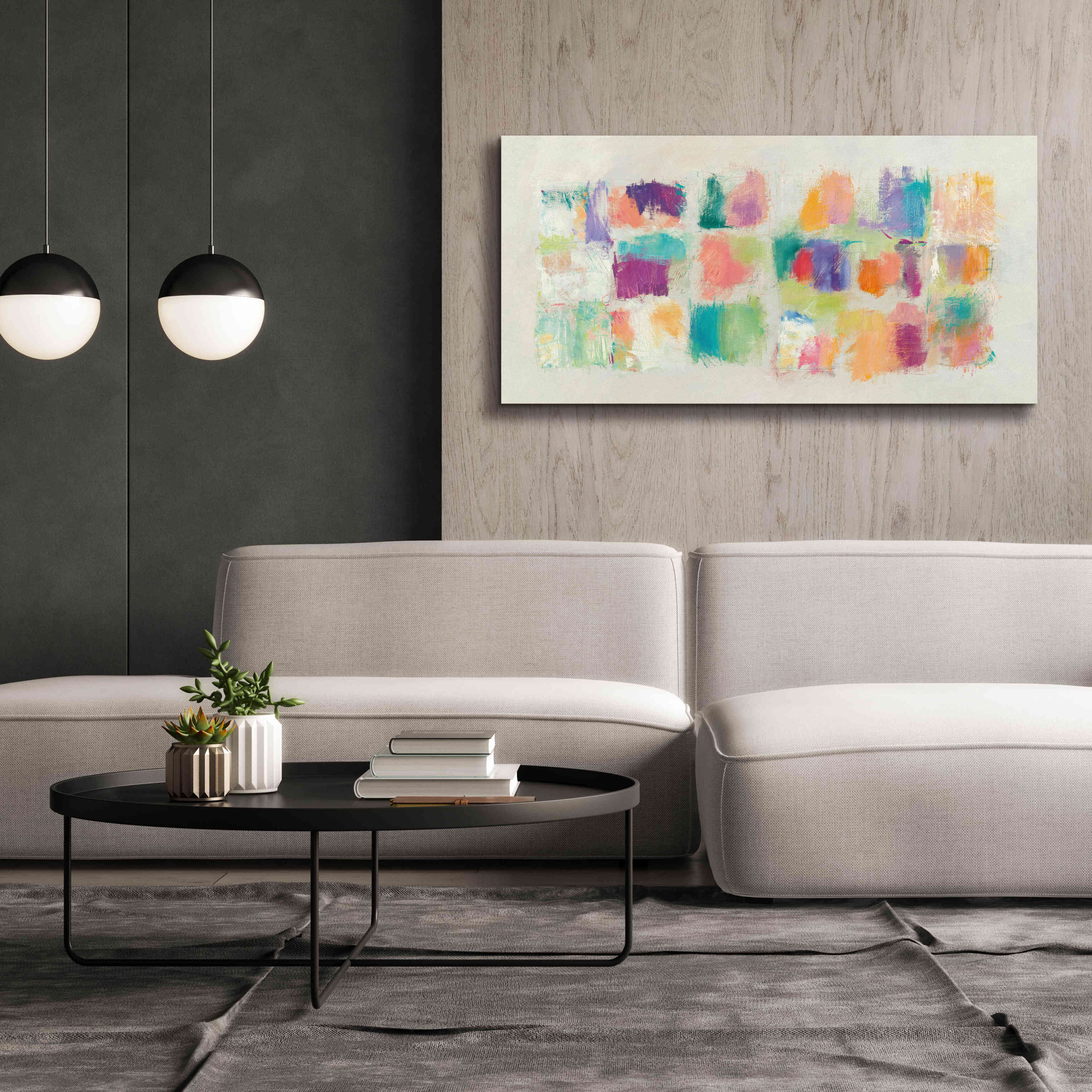 'Popsicles Horizontal' by Mike Schick, Giclee Canvas Wall Art,60x30