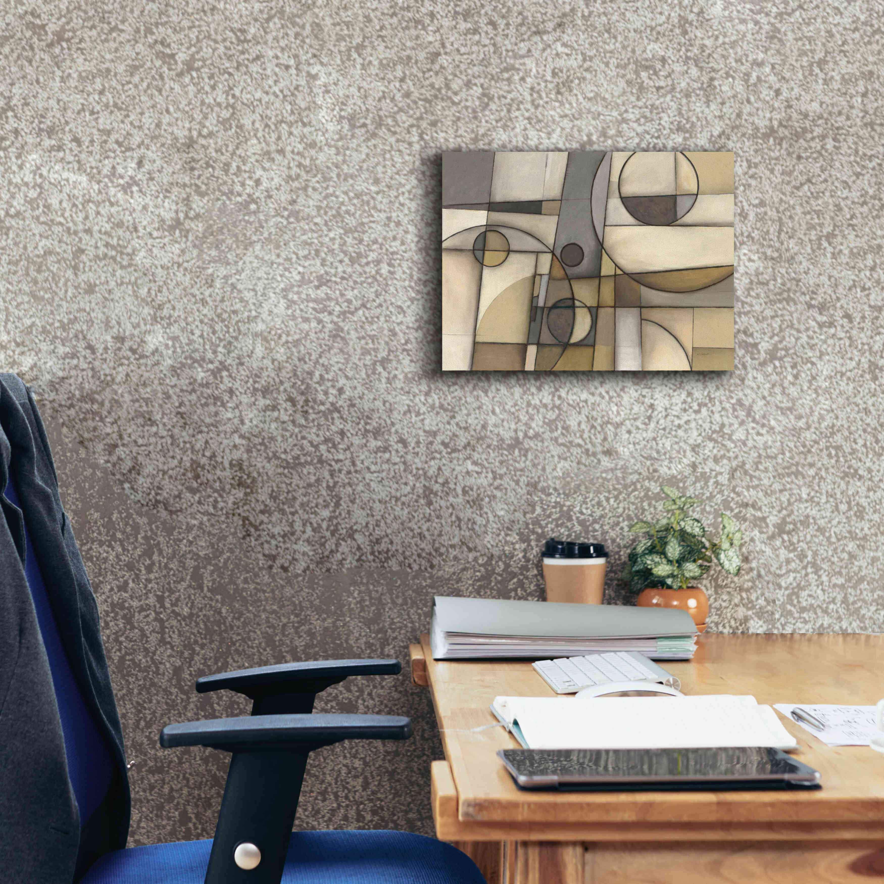 'Mythology Neutral' by Mike Schick, Giclee Canvas Wall Art,16x12