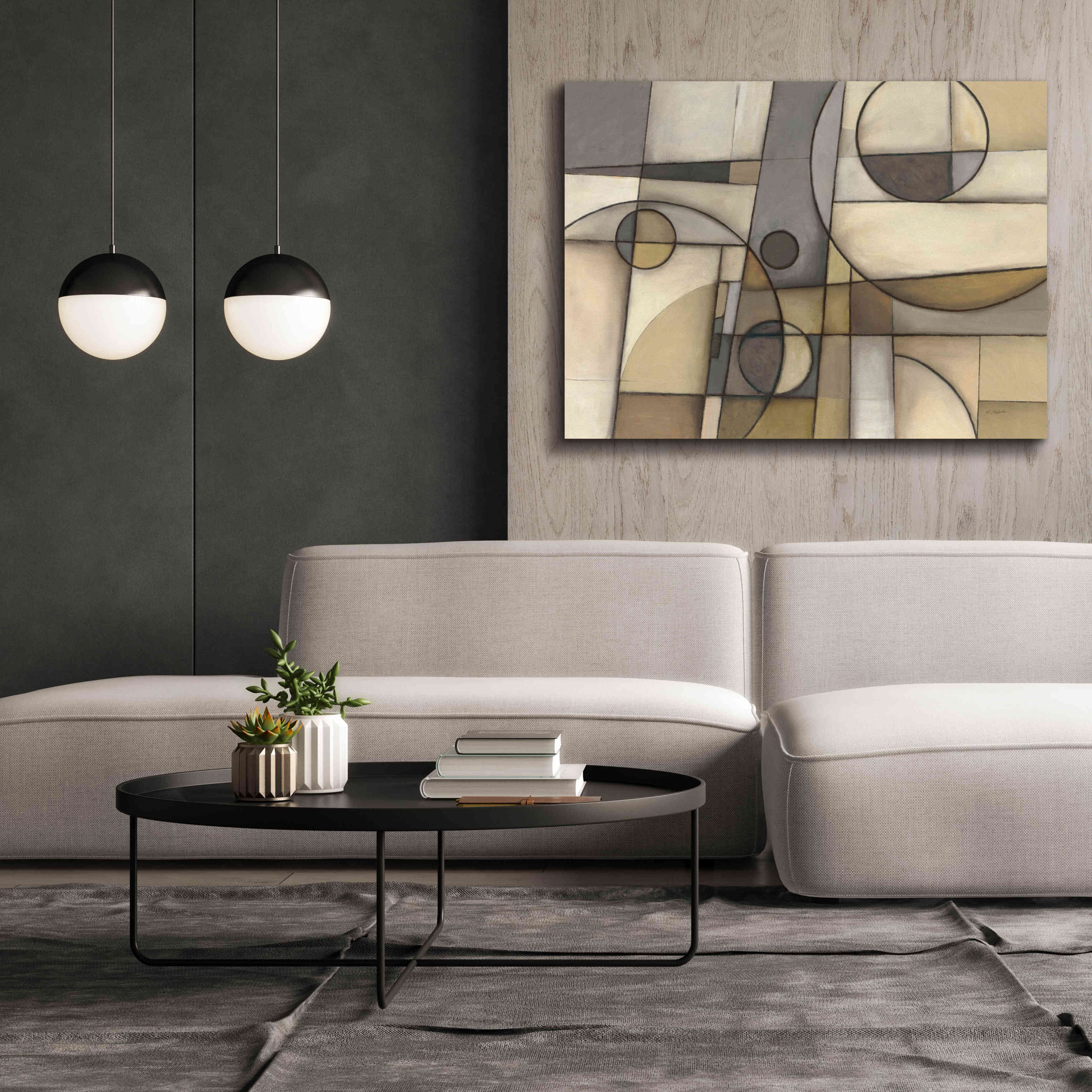 'Mythology Neutral' by Mike Schick, Giclee Canvas Wall Art,54x40