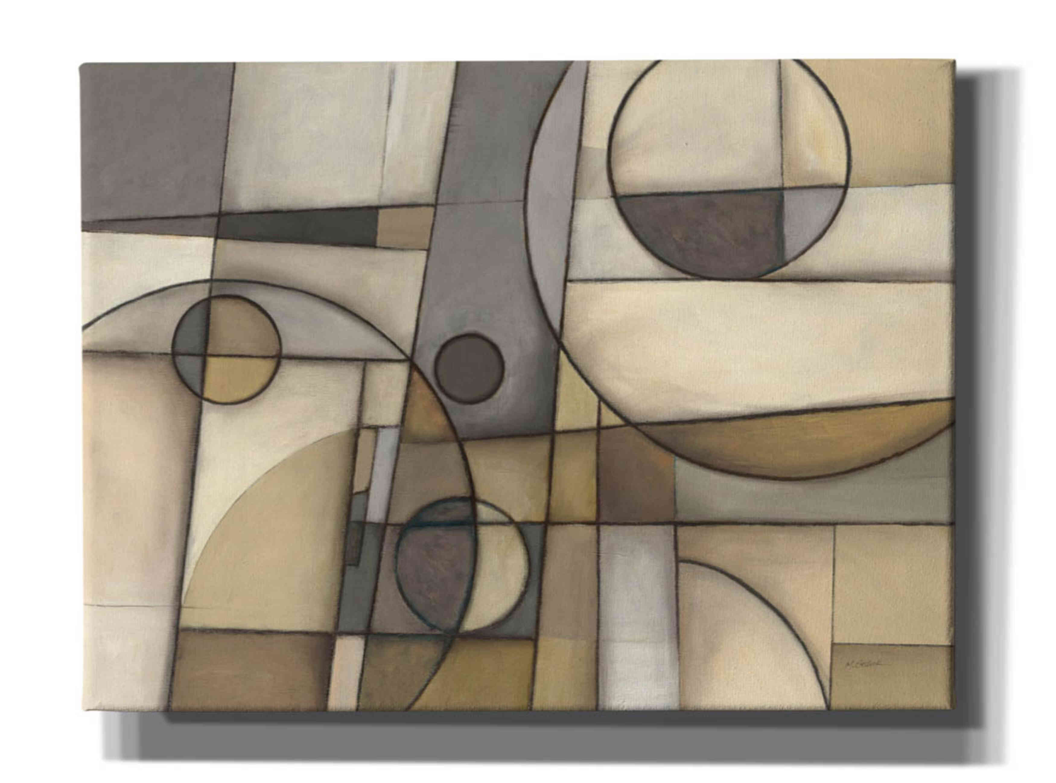 'Mythology Neutral' by Mike Schick, Giclee Canvas Wall Art