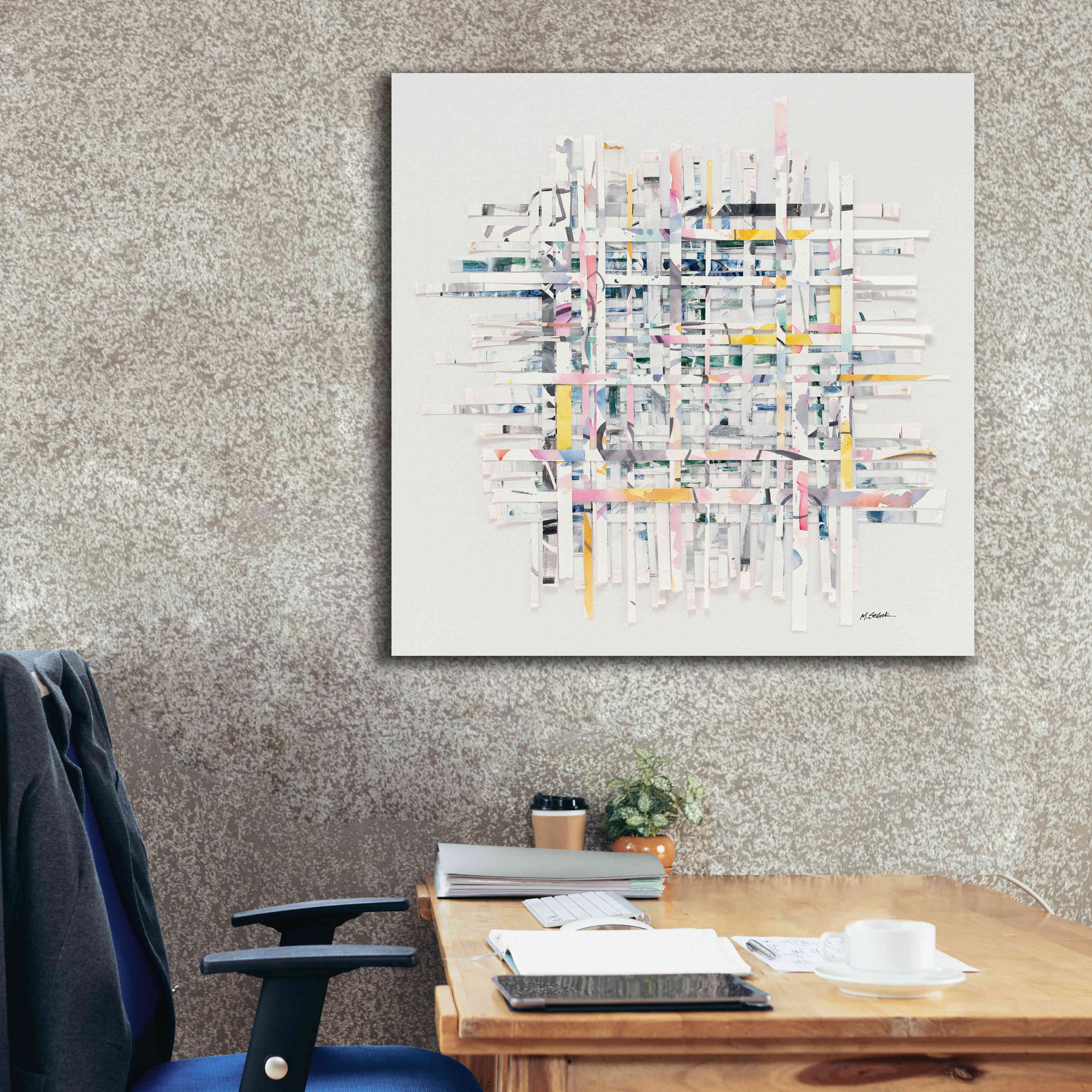 'New Morning' by Mike Schick, Giclee Canvas Wall Art,37x37