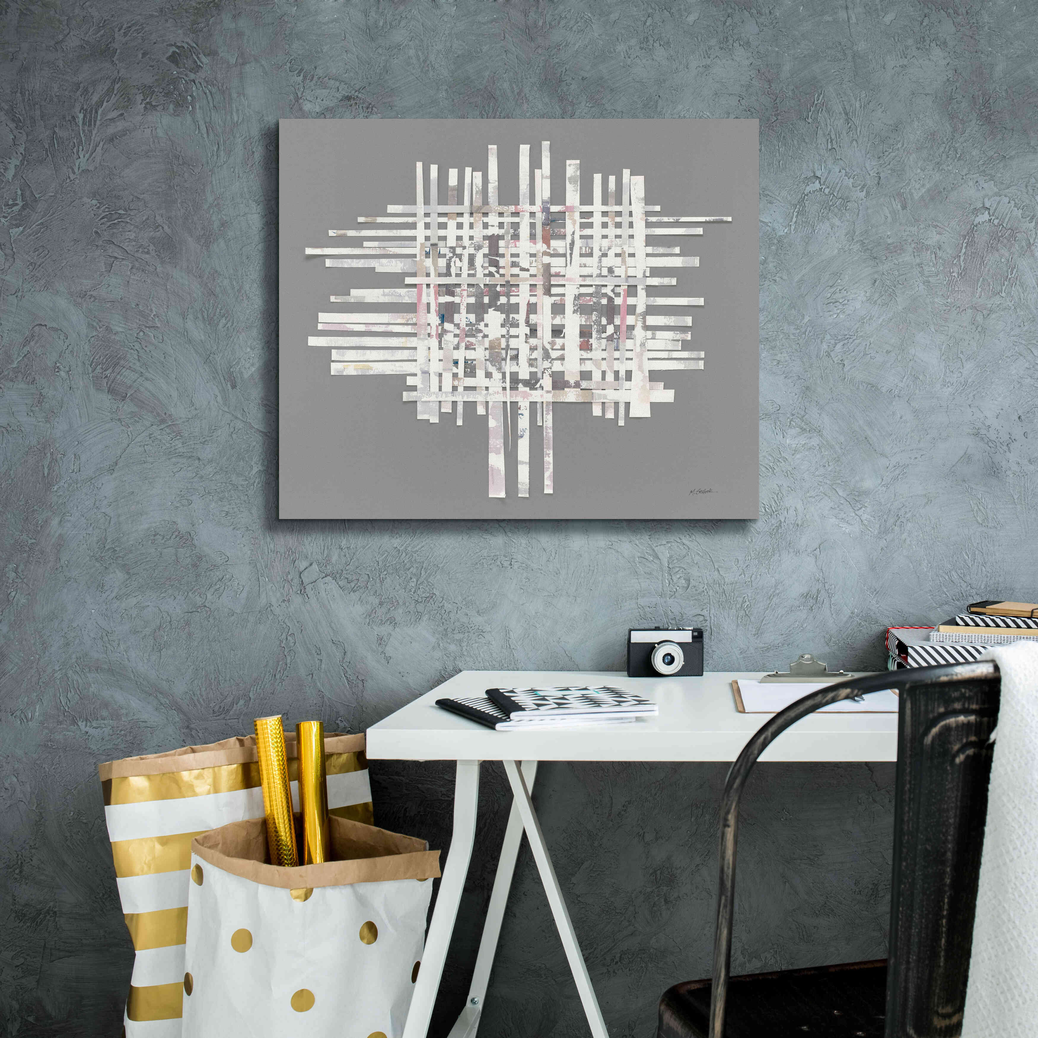 'The Color Of Moonlight On Gray' by Mike Schick, Giclee Canvas Wall Art,24x20