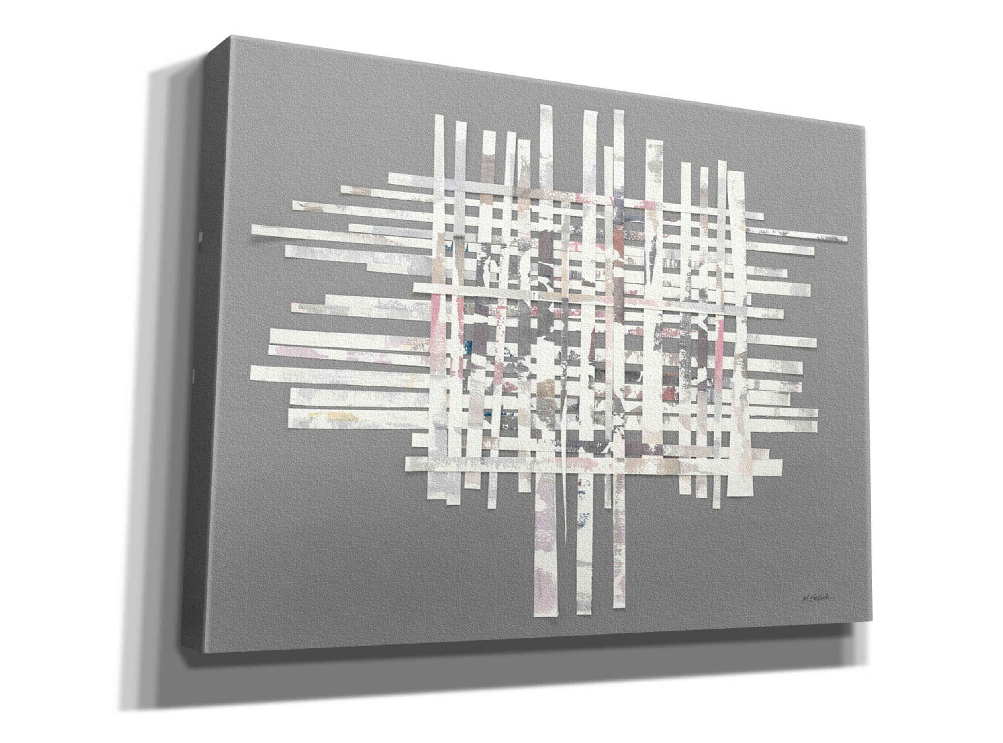 'The Color Of Moonlight On Gray' by Mike Schick, Giclee Canvas Wall Art