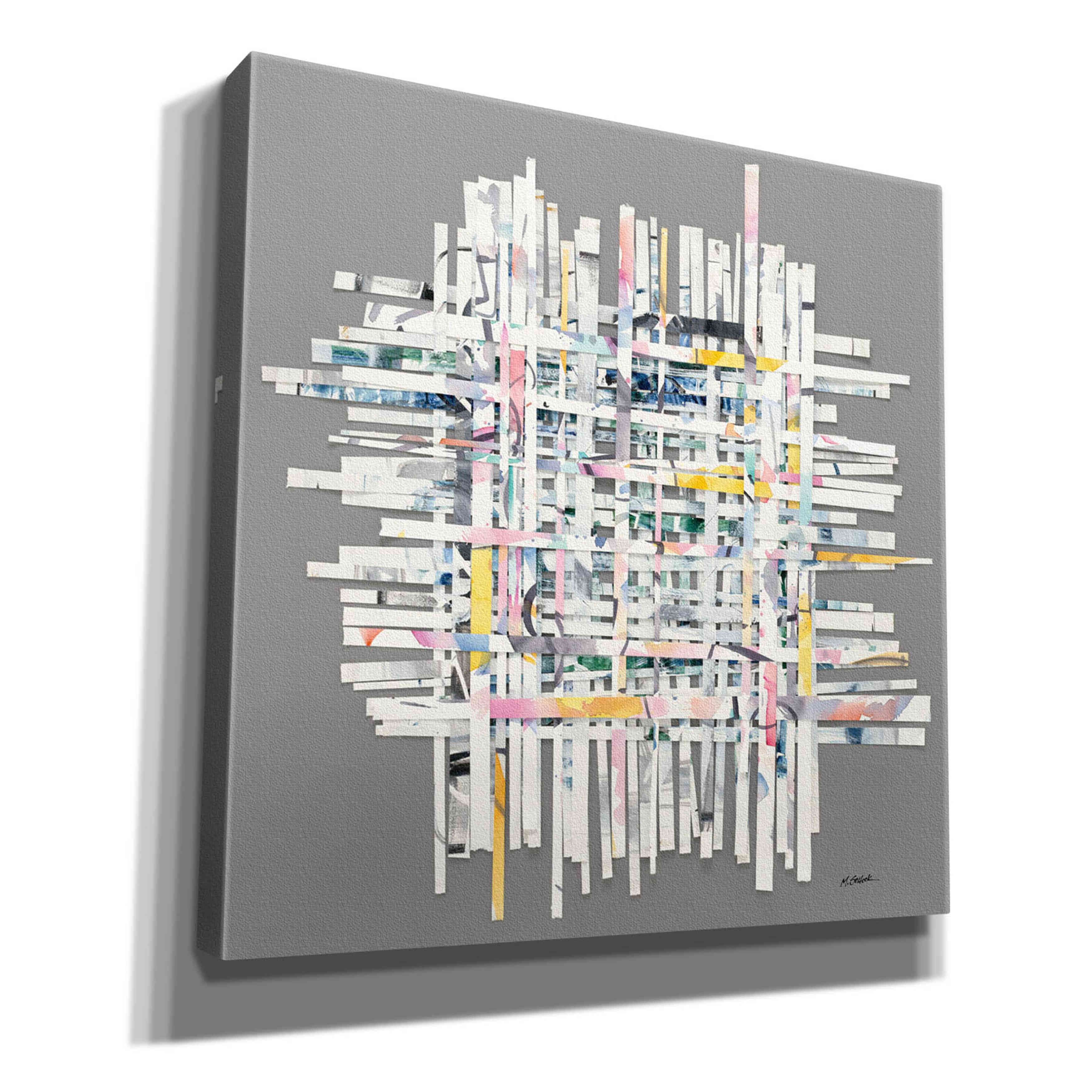 'New Morning On Gray' by Mike Schick, Giclee Canvas Wall Art