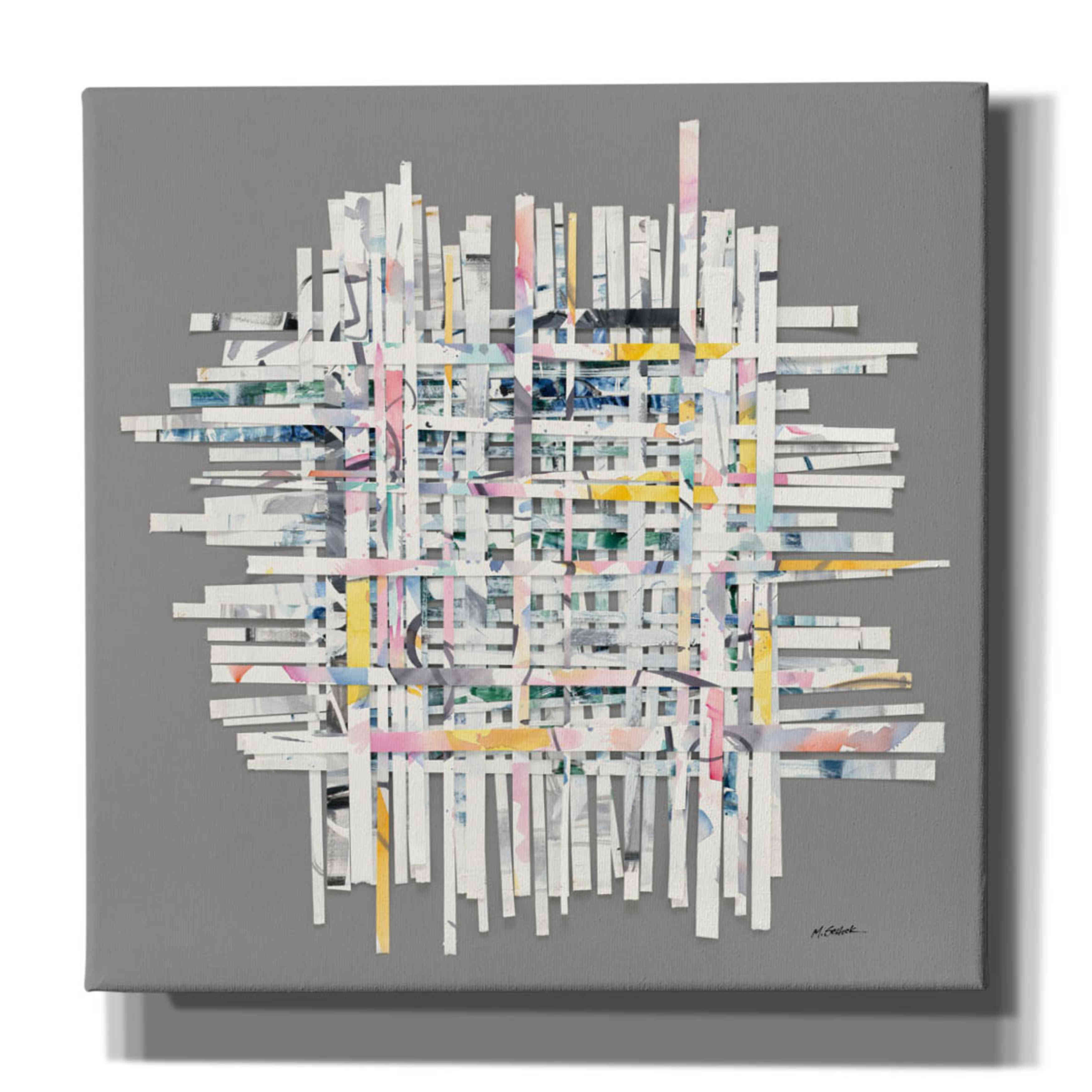 'New Morning On Gray' by Mike Schick, Giclee Canvas Wall Art