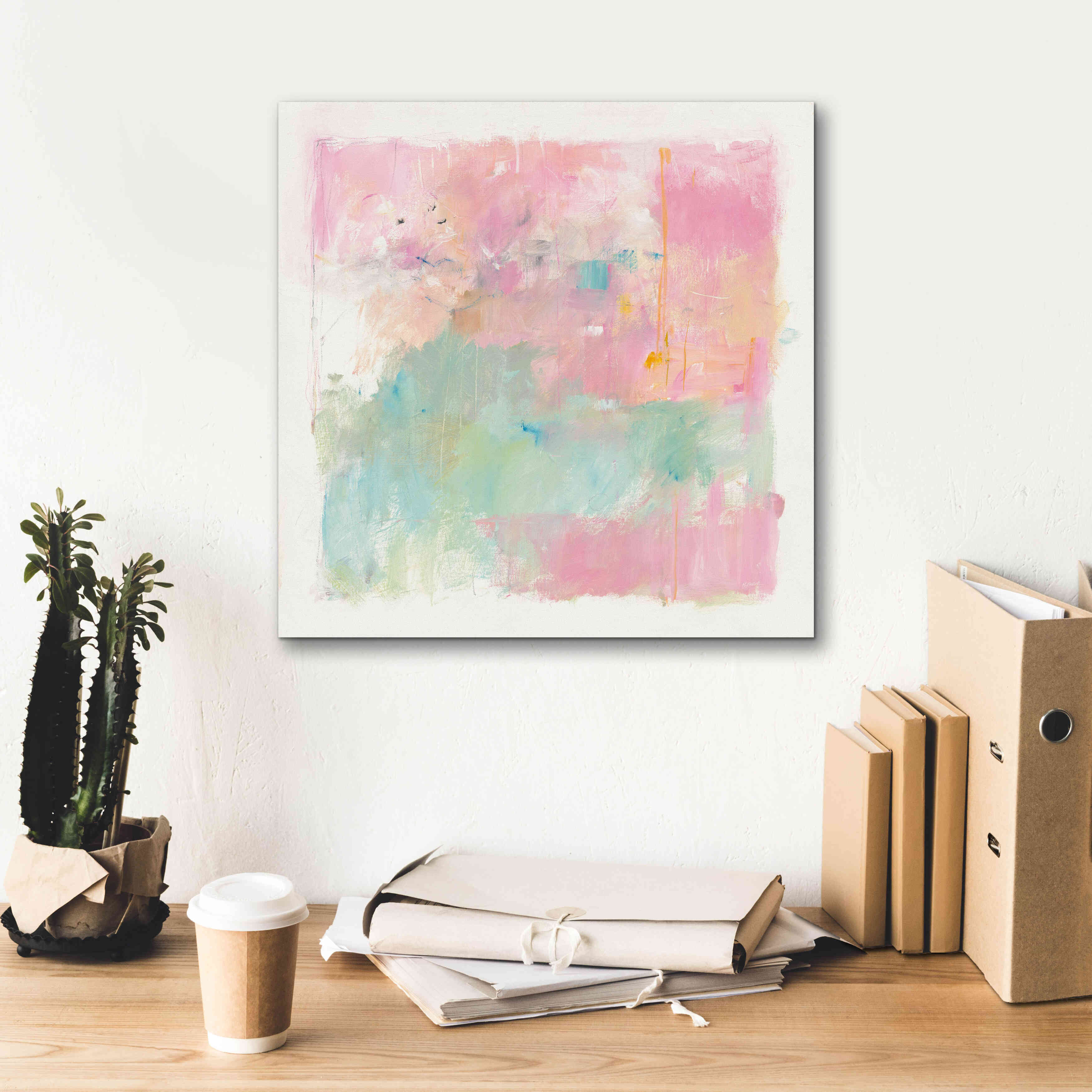 'At Loose Ends' by Mike Schick, Giclee Canvas Wall Art,18x18