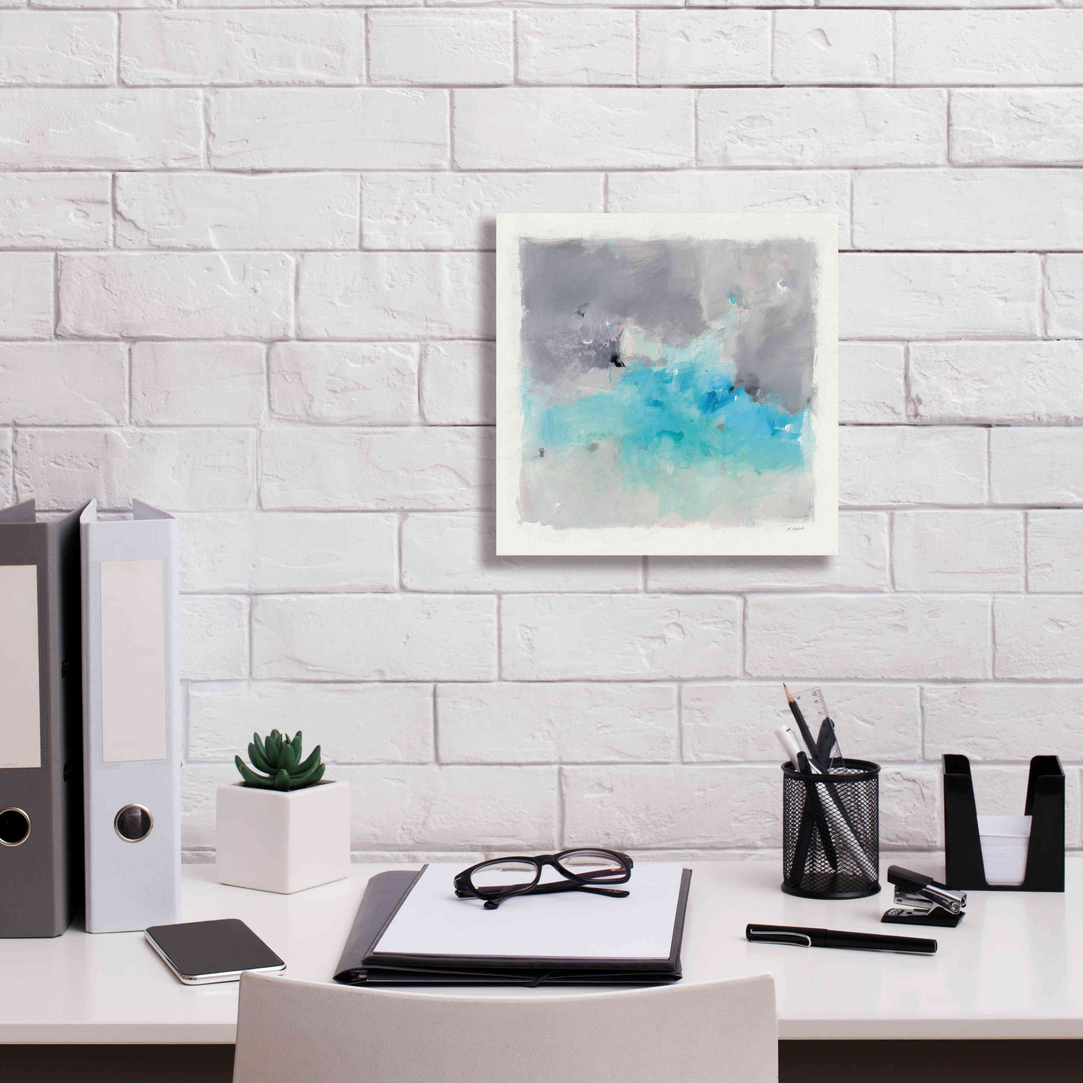 'Spring Chase' by Mike Schick, Giclee Canvas Wall Art,12x12