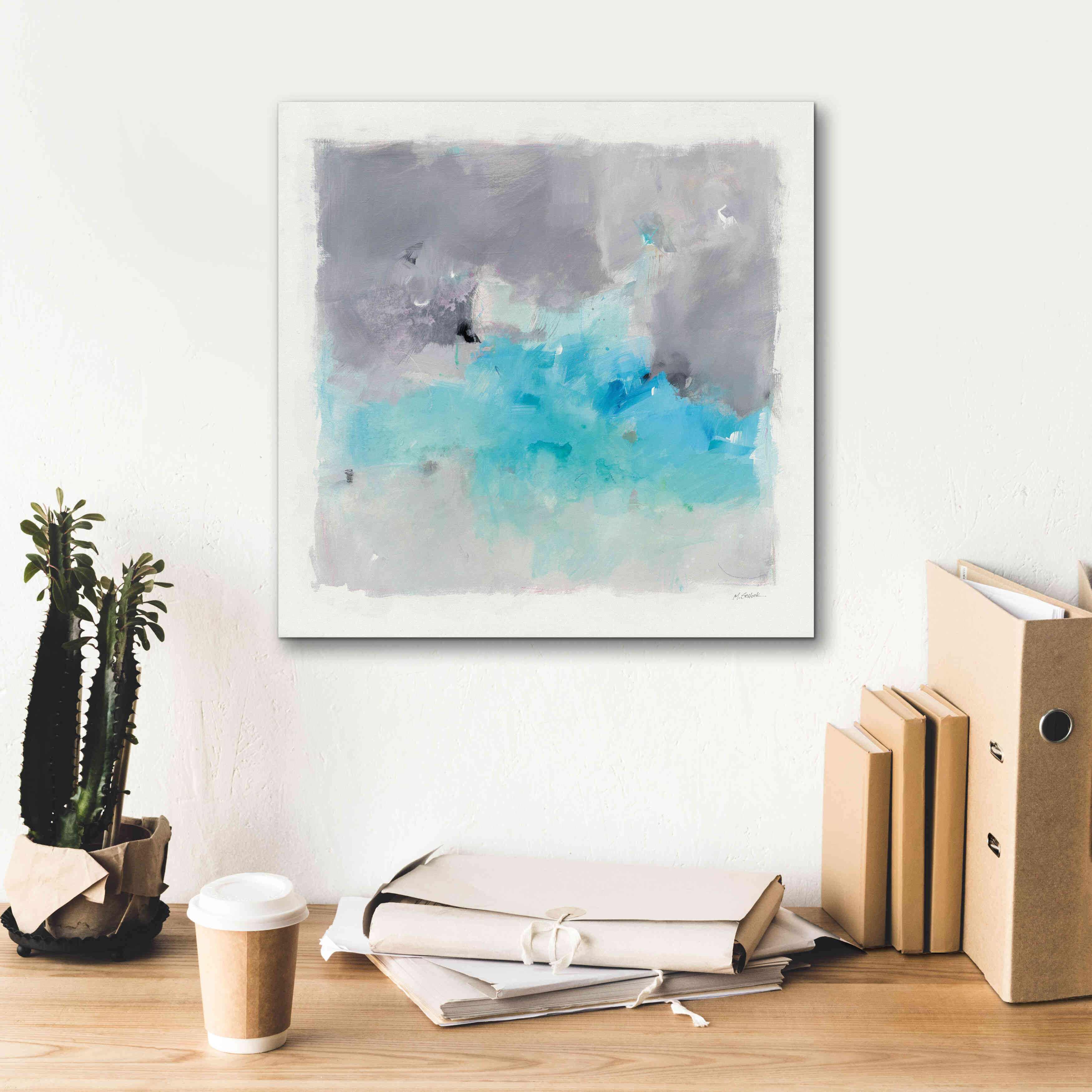 'Spring Chase' by Mike Schick, Giclee Canvas Wall Art,18x18