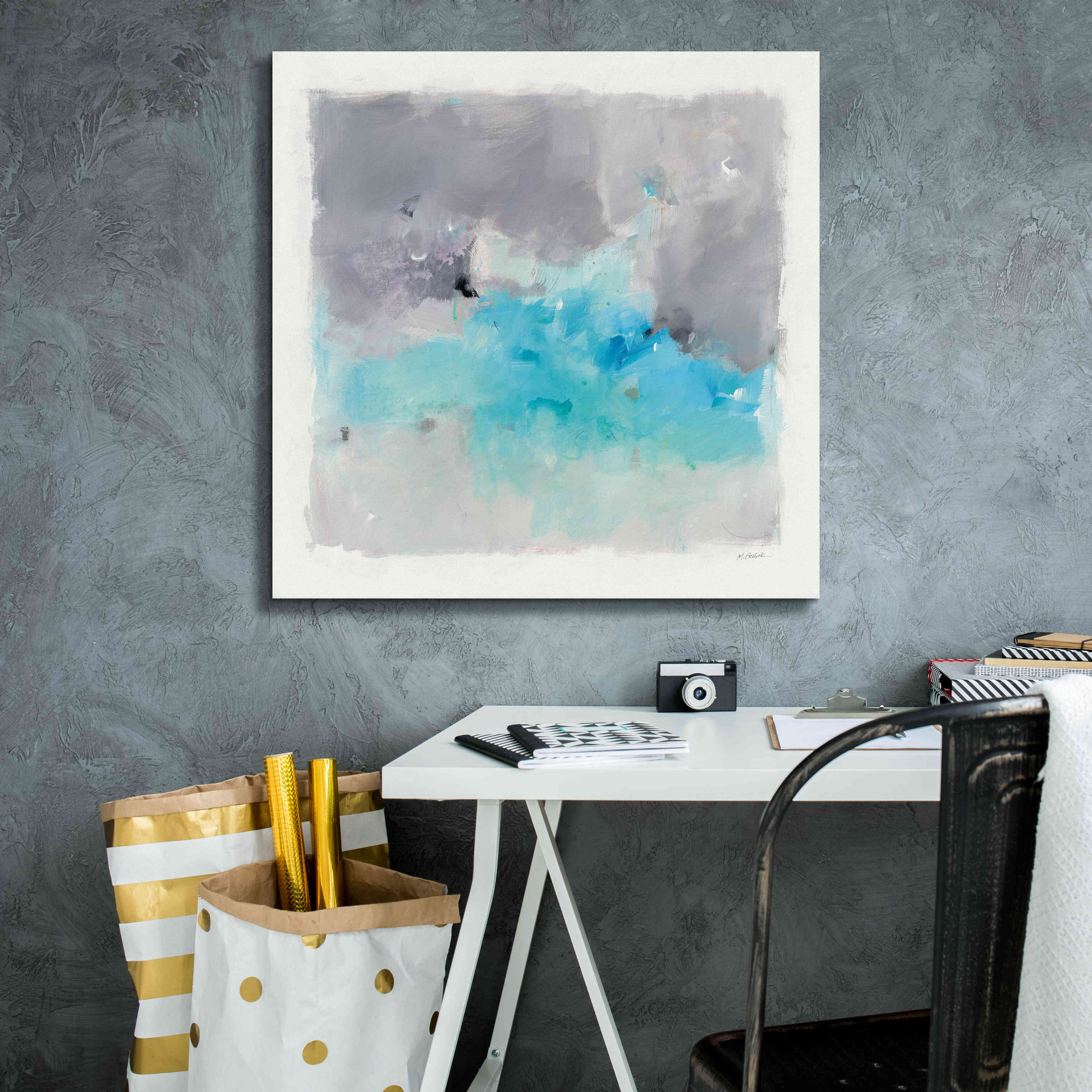 'Spring Chase' by Mike Schick, Giclee Canvas Wall Art,26x26