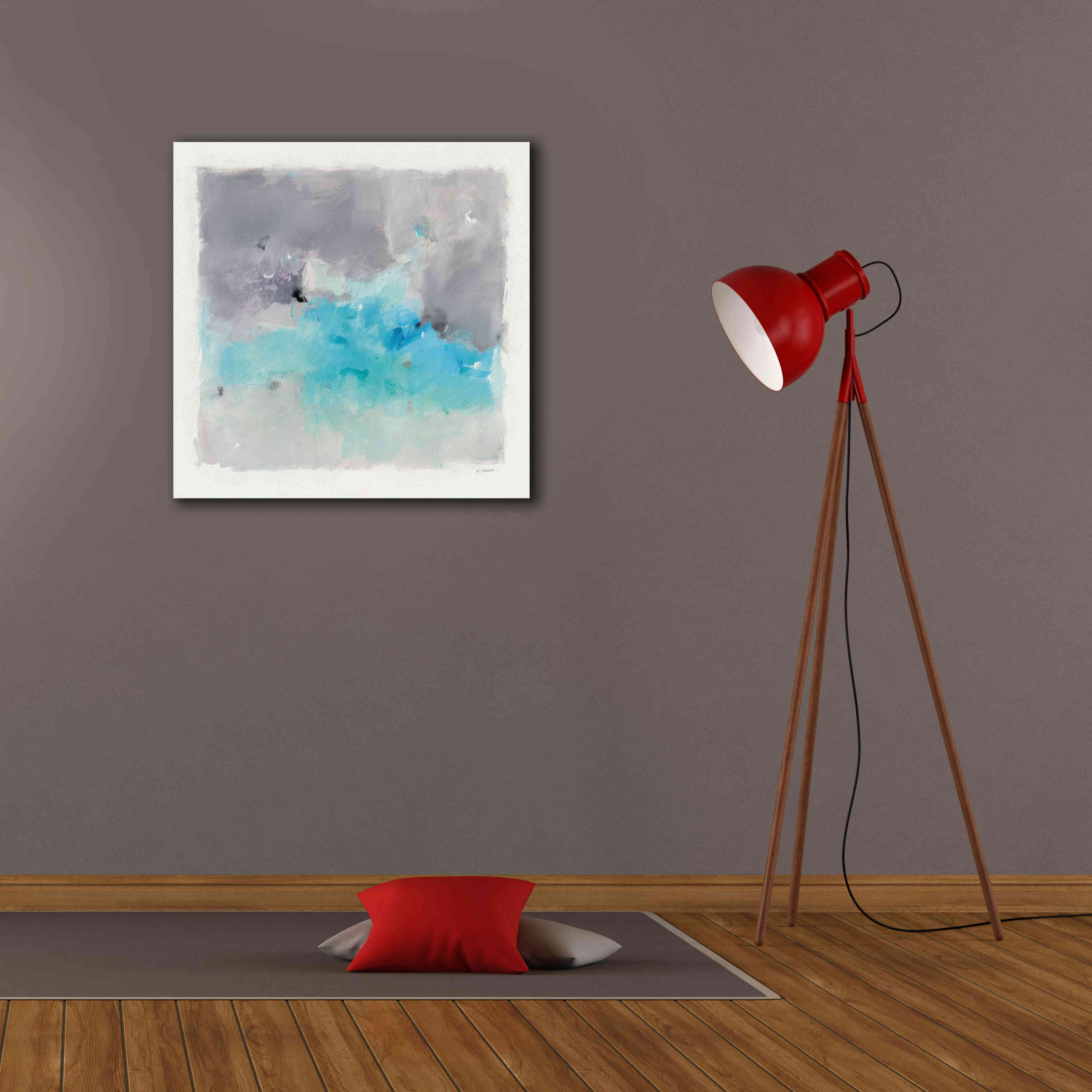 'Spring Chase' by Mike Schick, Giclee Canvas Wall Art,26x26