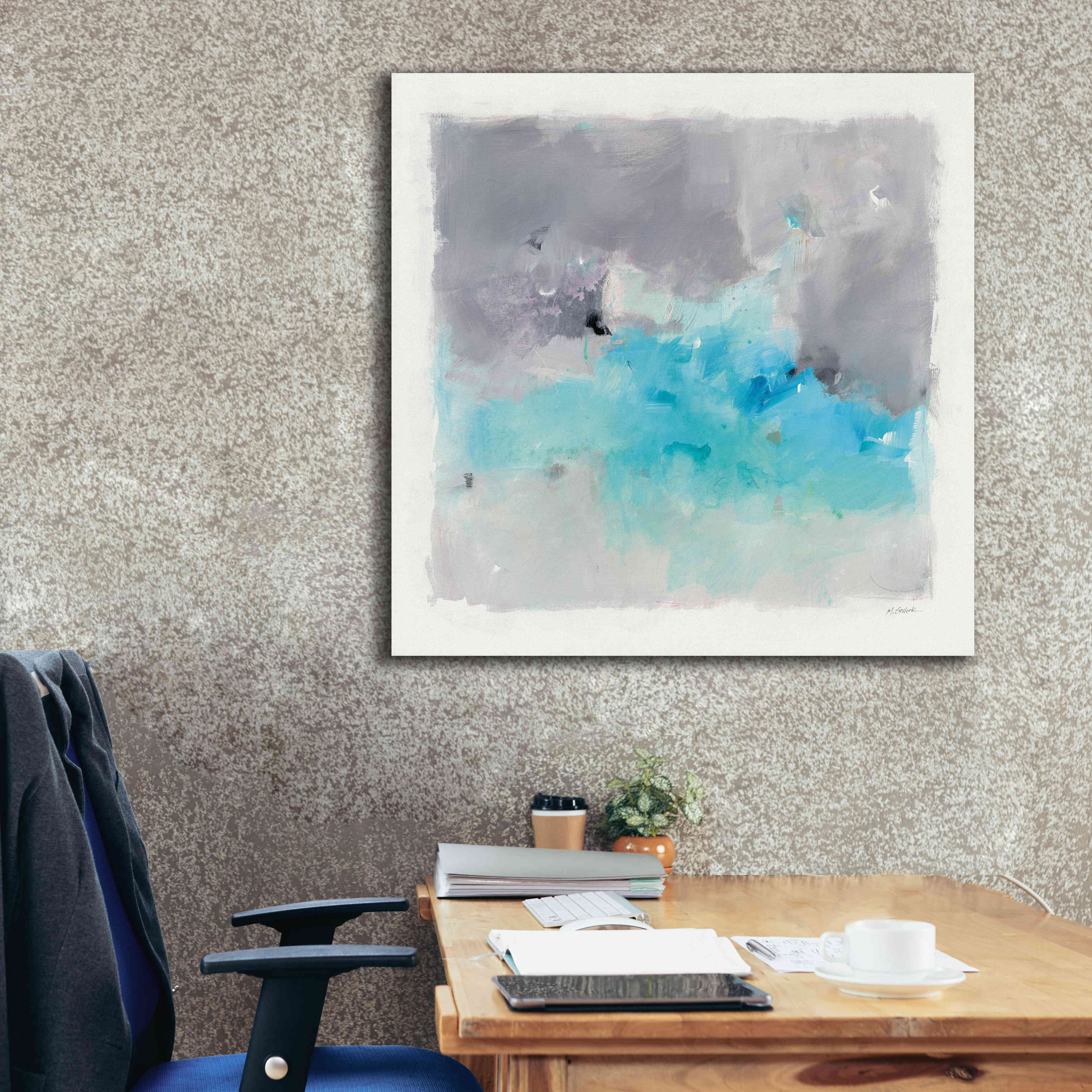 'Spring Chase' by Mike Schick, Giclee Canvas Wall Art,37x37