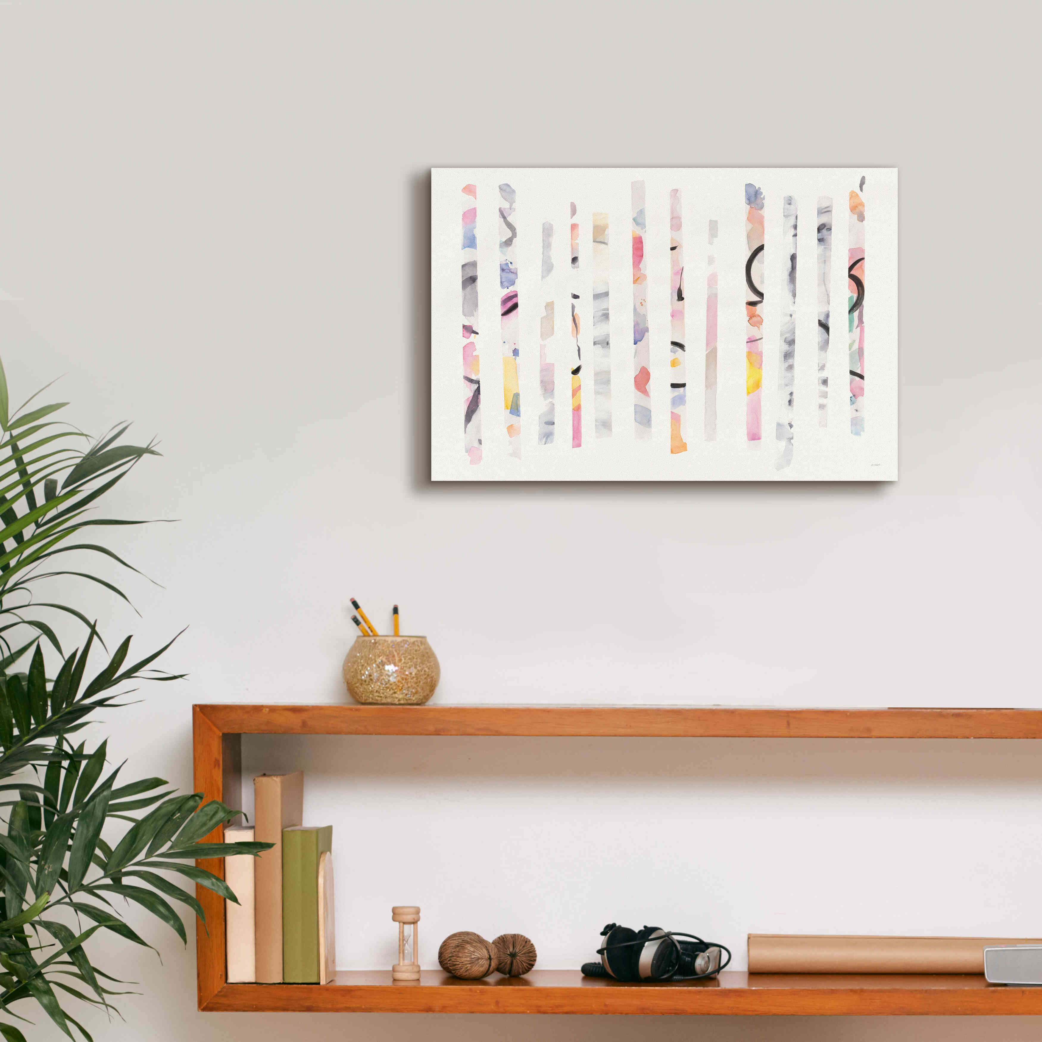 'Candy Bars' by Mike Schick, Giclee Canvas Wall Art,18x12