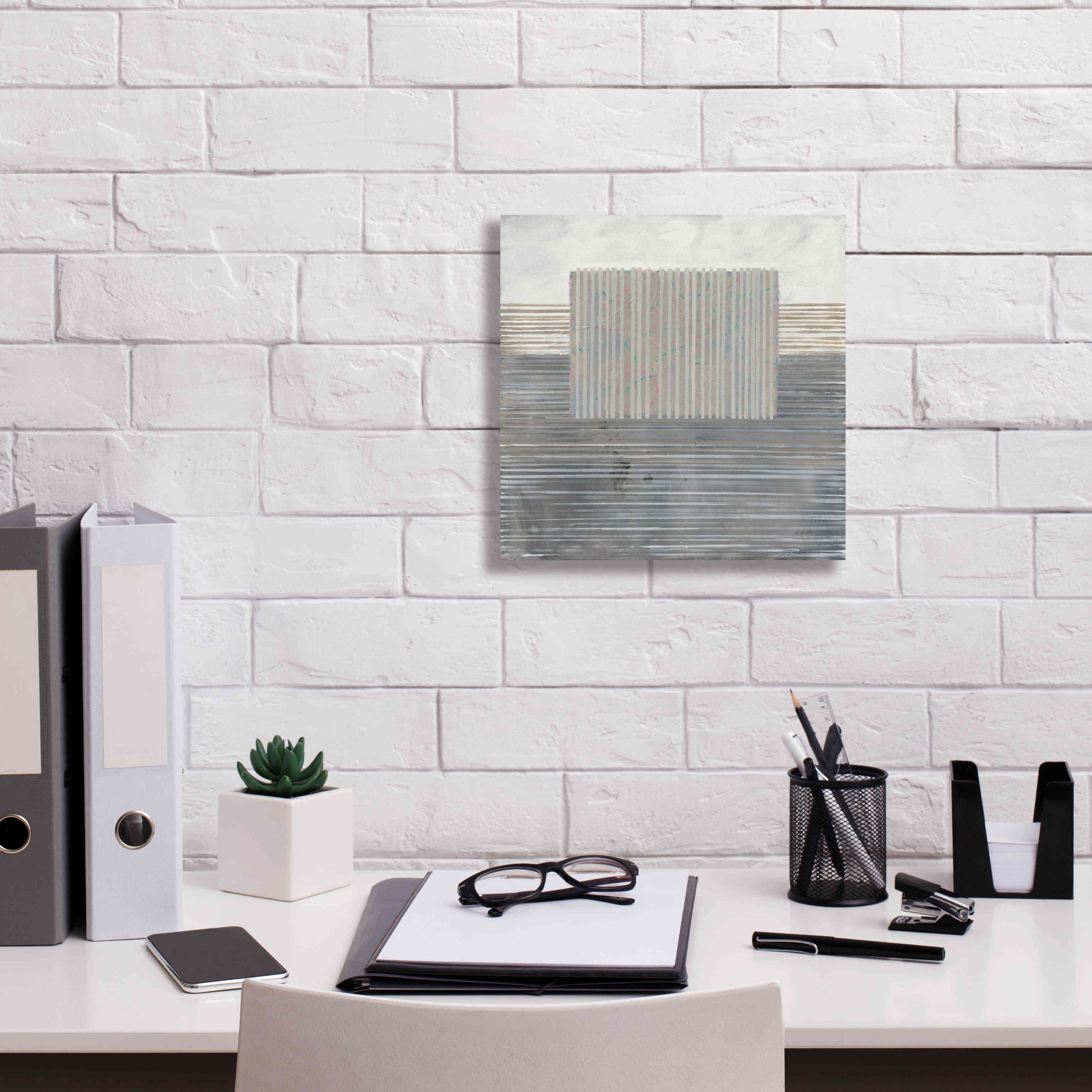 'Layers Of Reality' by Mike Schick, Giclee Canvas Wall Art,12x12