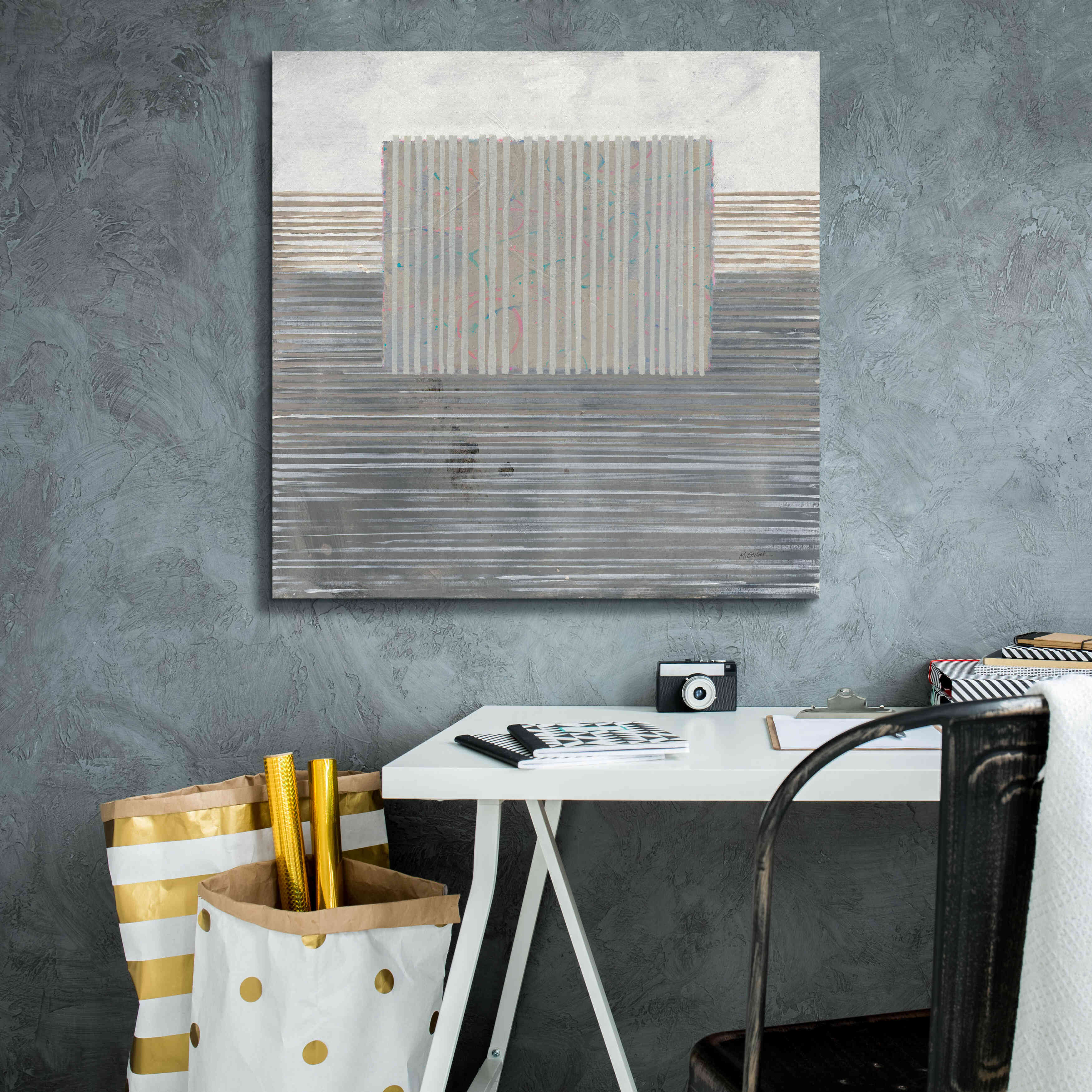 'Layers Of Reality' by Mike Schick, Giclee Canvas Wall Art,26x26