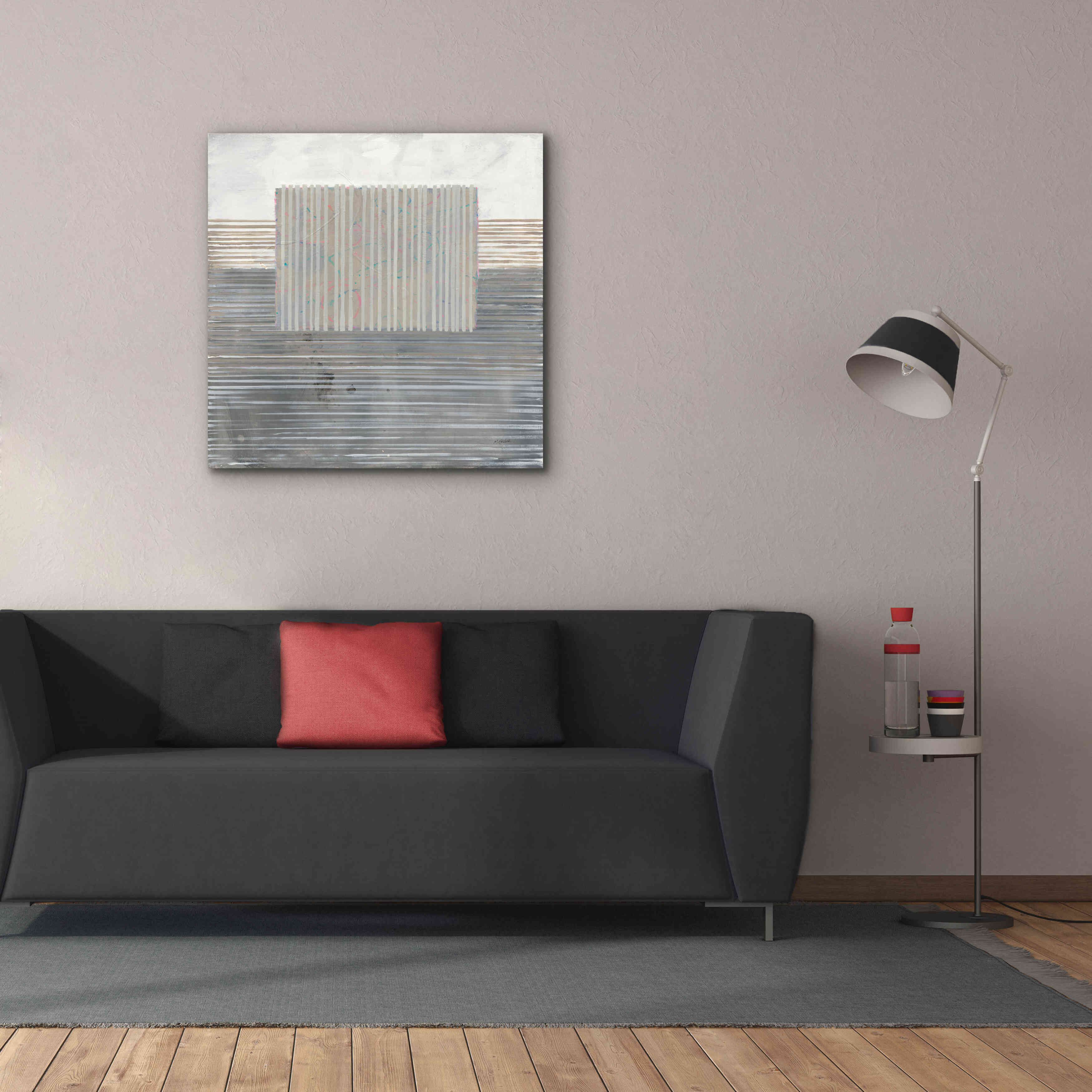 'Layers Of Reality' by Mike Schick, Giclee Canvas Wall Art,37x37