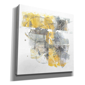 'Moving In And Out Of Traffic II Yellow Grey' by Mike Schick, Giclee Canvas Wall Art