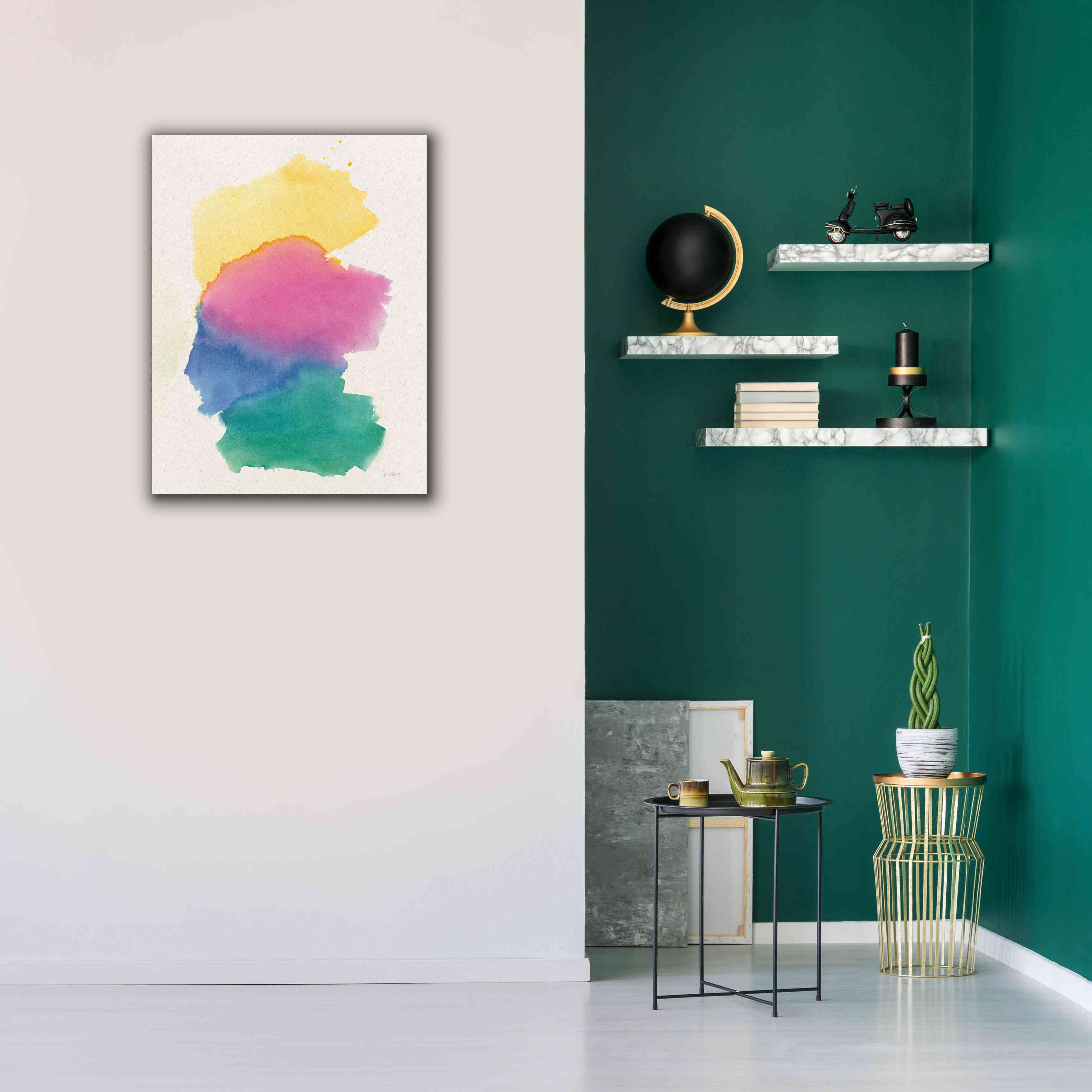 'Colorburst II' by Mike Schick, Giclee Canvas Wall Art,26x34