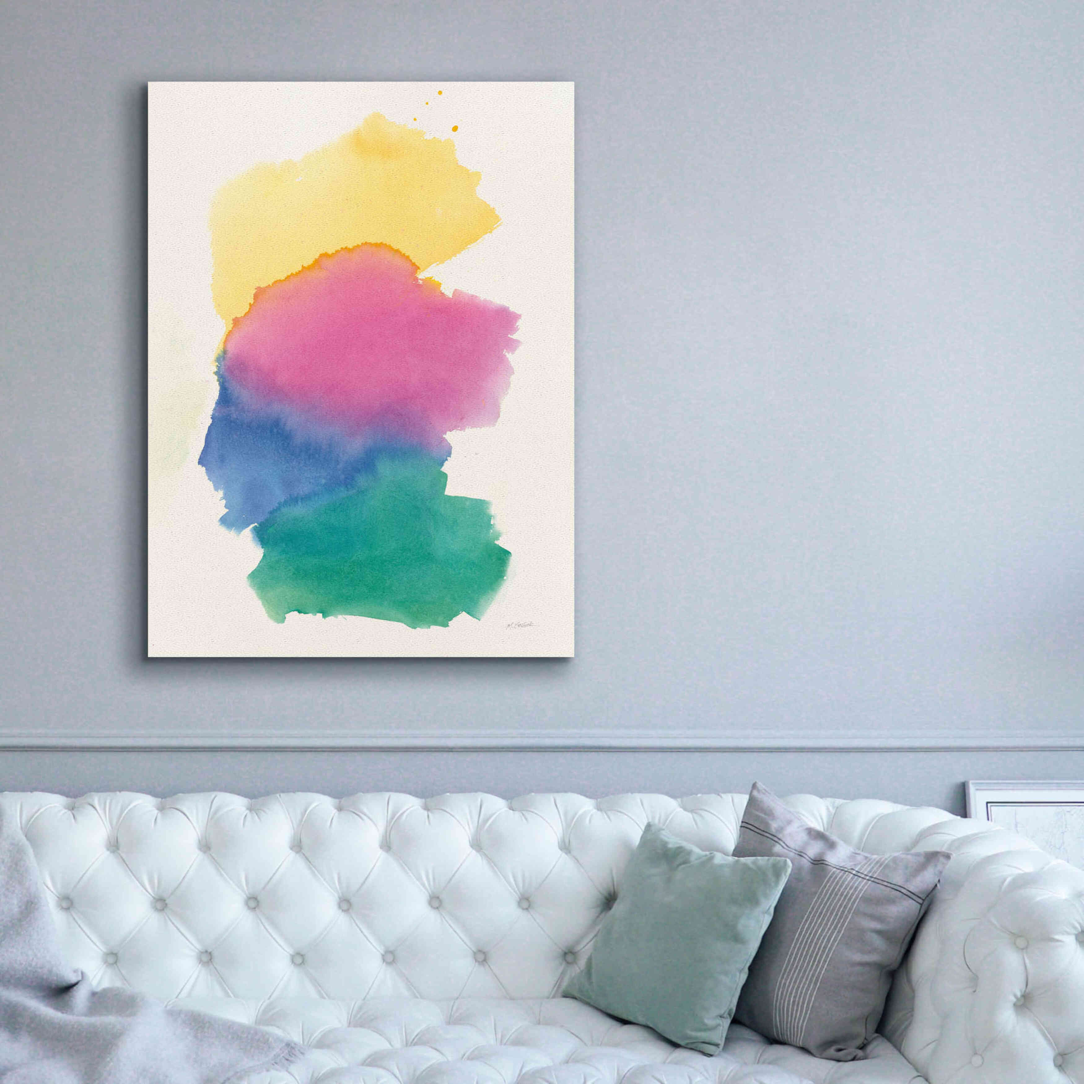 'Colorburst II' by Mike Schick, Giclee Canvas Wall Art,40x54