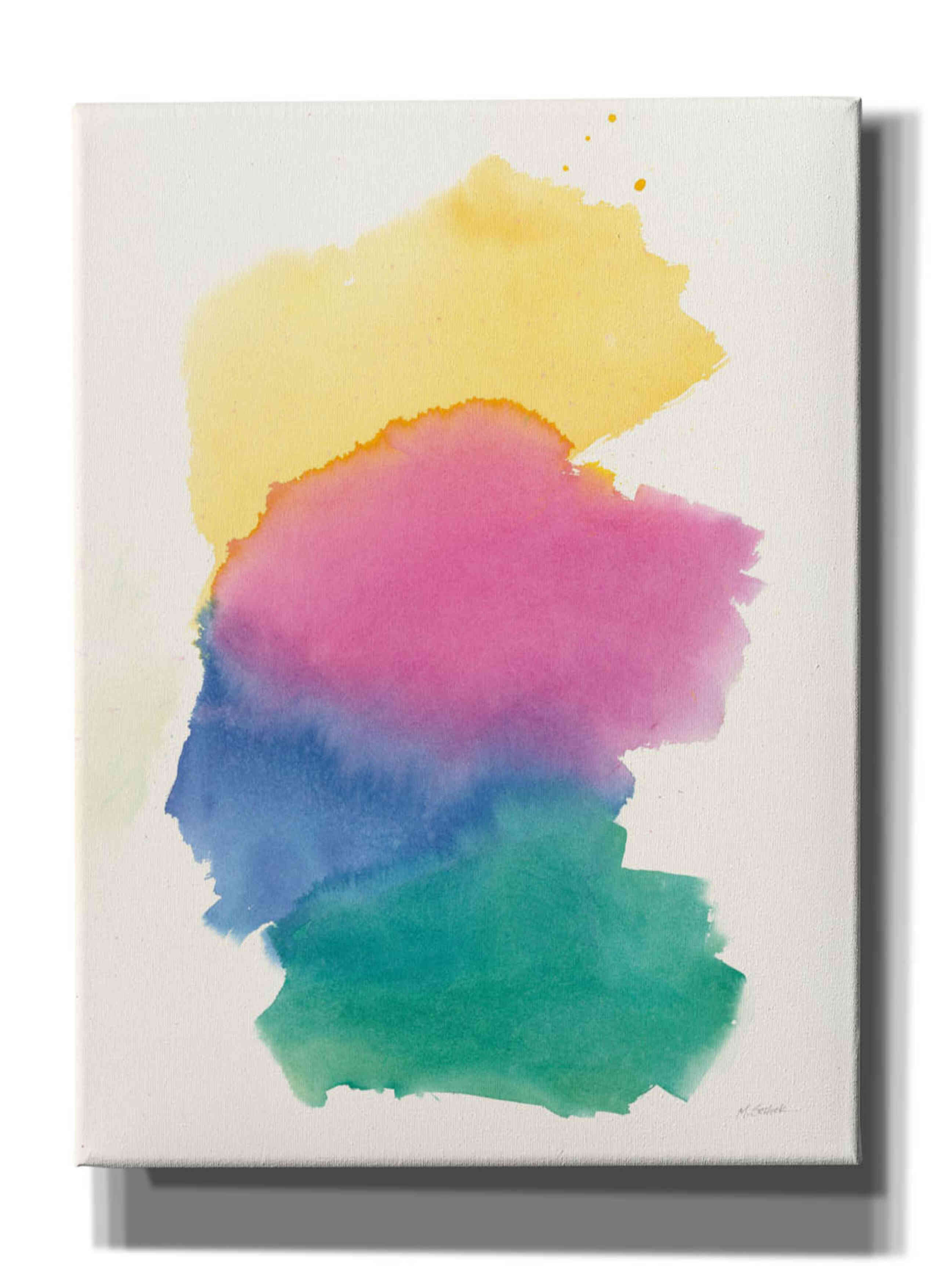 'Colorburst II' by Mike Schick, Giclee Canvas Wall Art