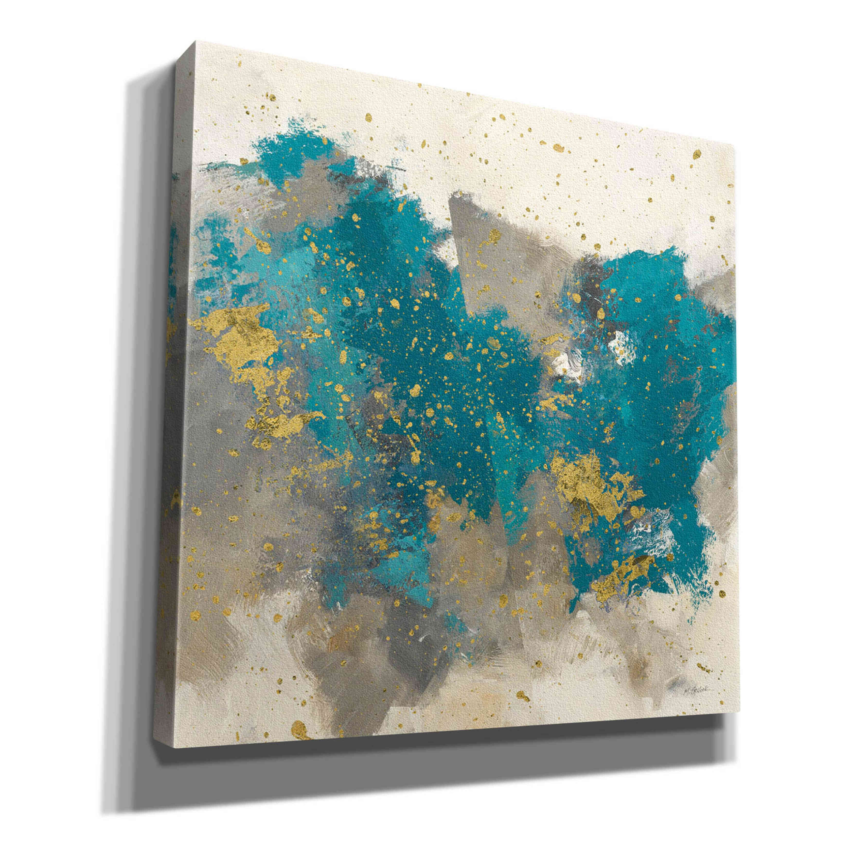 'Gray Matter Cream II' by Mike Schick, Giclee Canvas Wall Art