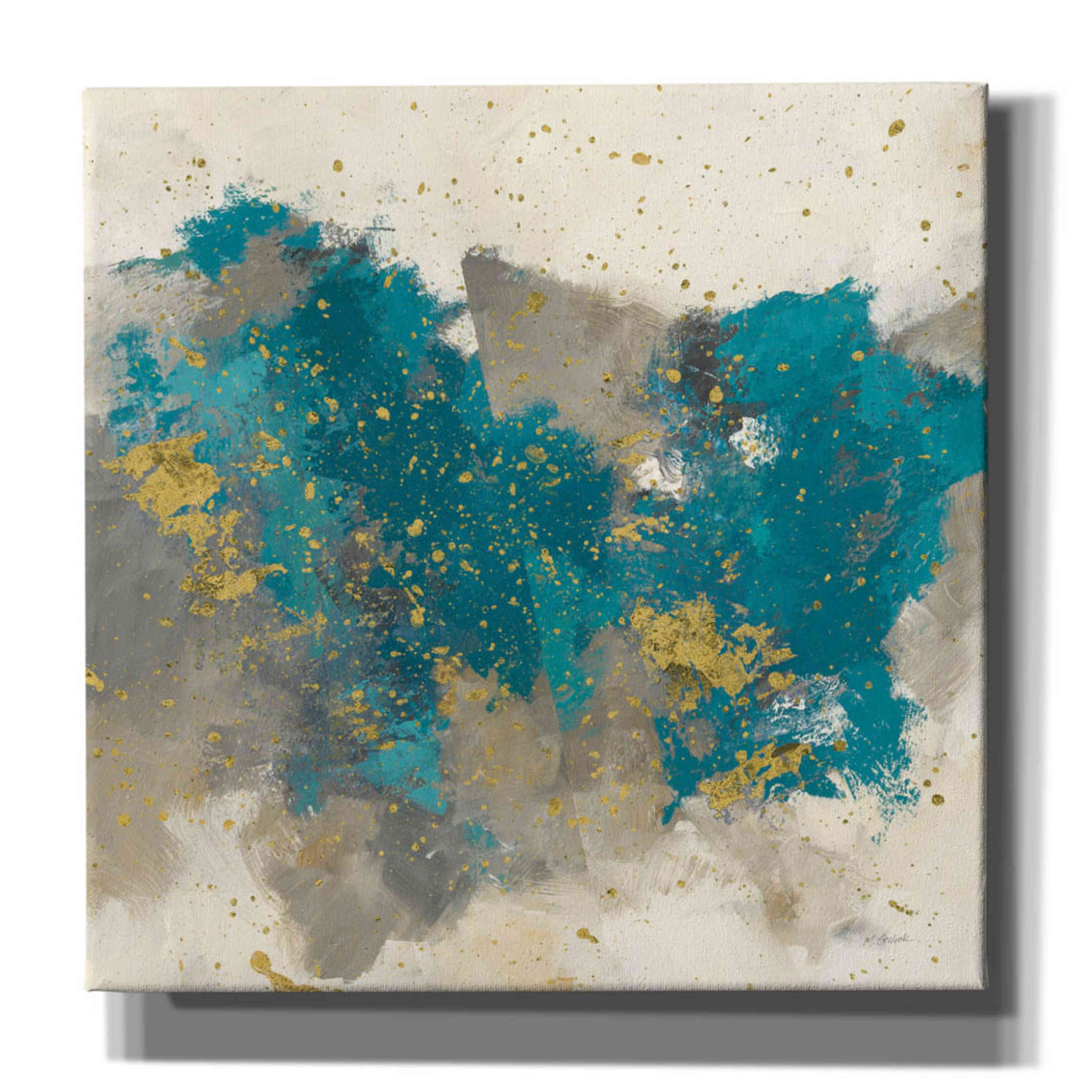 'Gray Matter Cream II' by Mike Schick, Giclee Canvas Wall Art