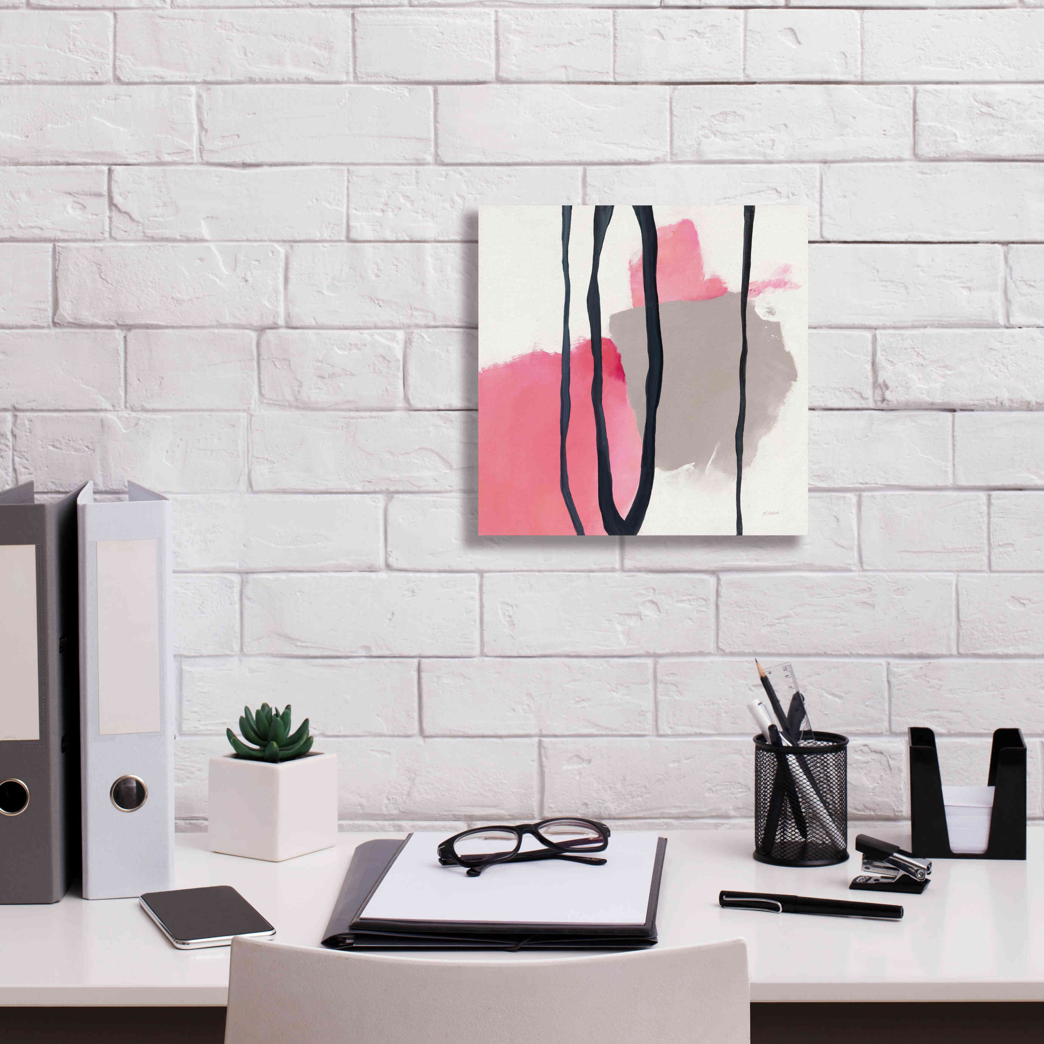 'Somersault I' by Mike Schick, Giclee Canvas Wall Art,12x12