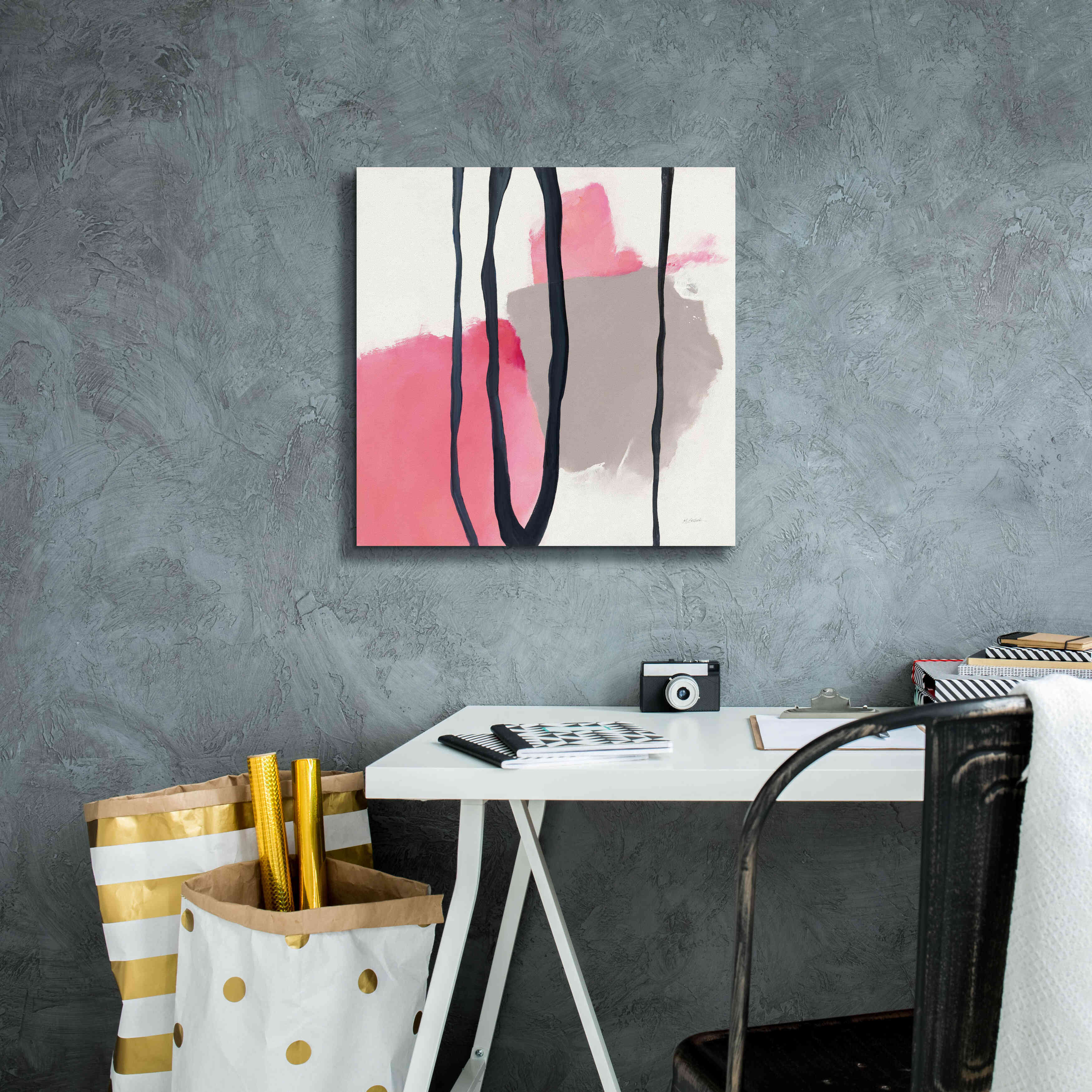 'Somersault I' by Mike Schick, Giclee Canvas Wall Art,18x18