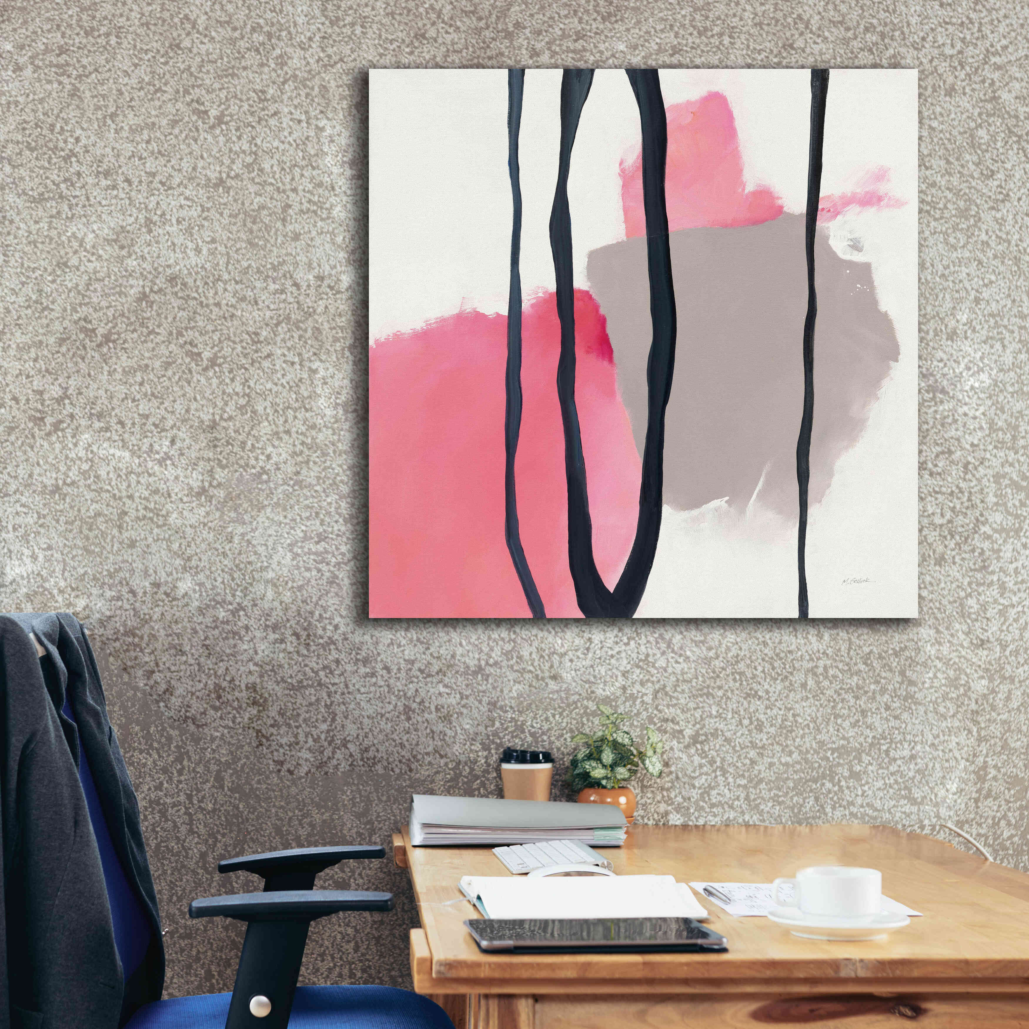 'Somersault I' by Mike Schick, Giclee Canvas Wall Art,37x37