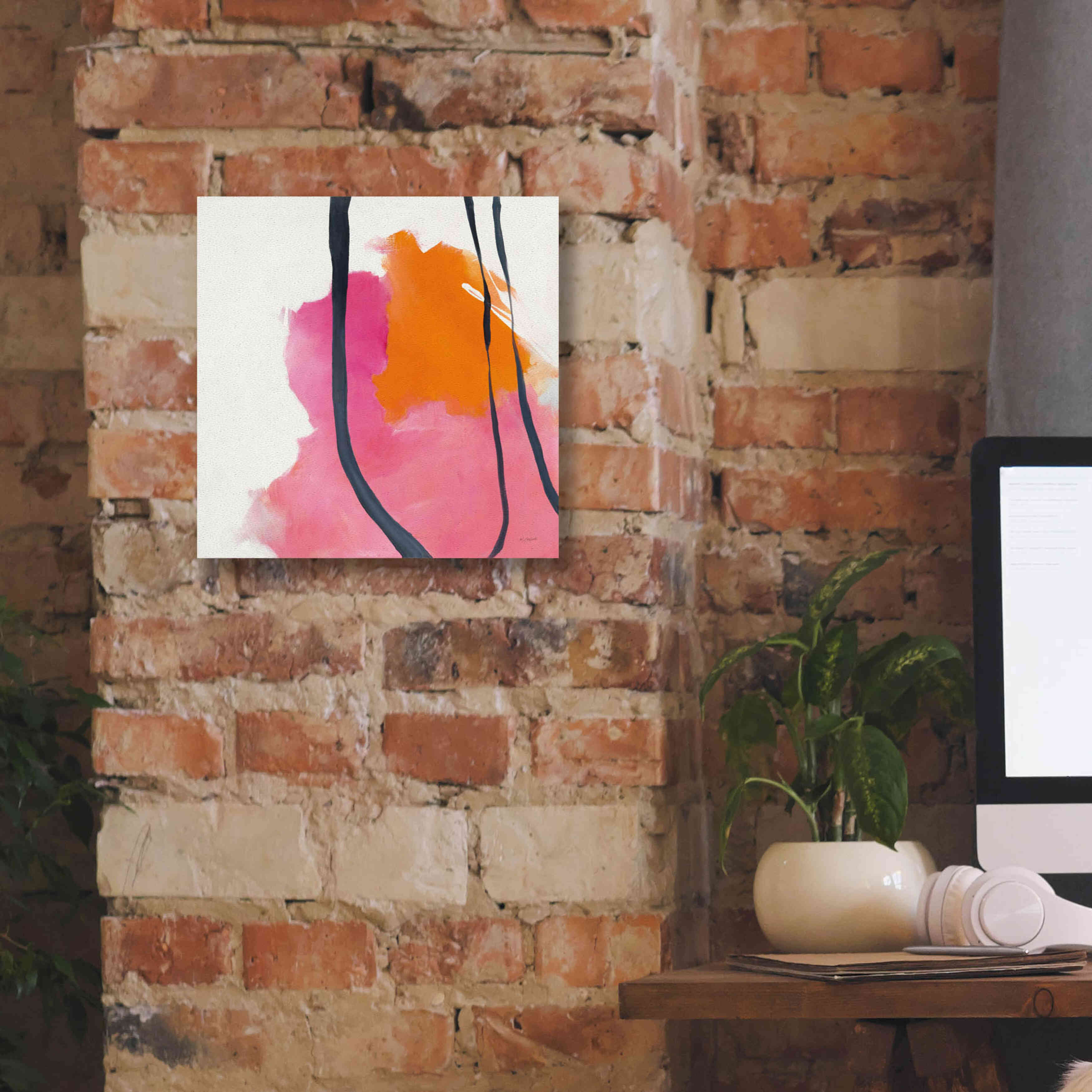 'Somersault II' by Mike Schick, Giclee Canvas Wall Art,12x12