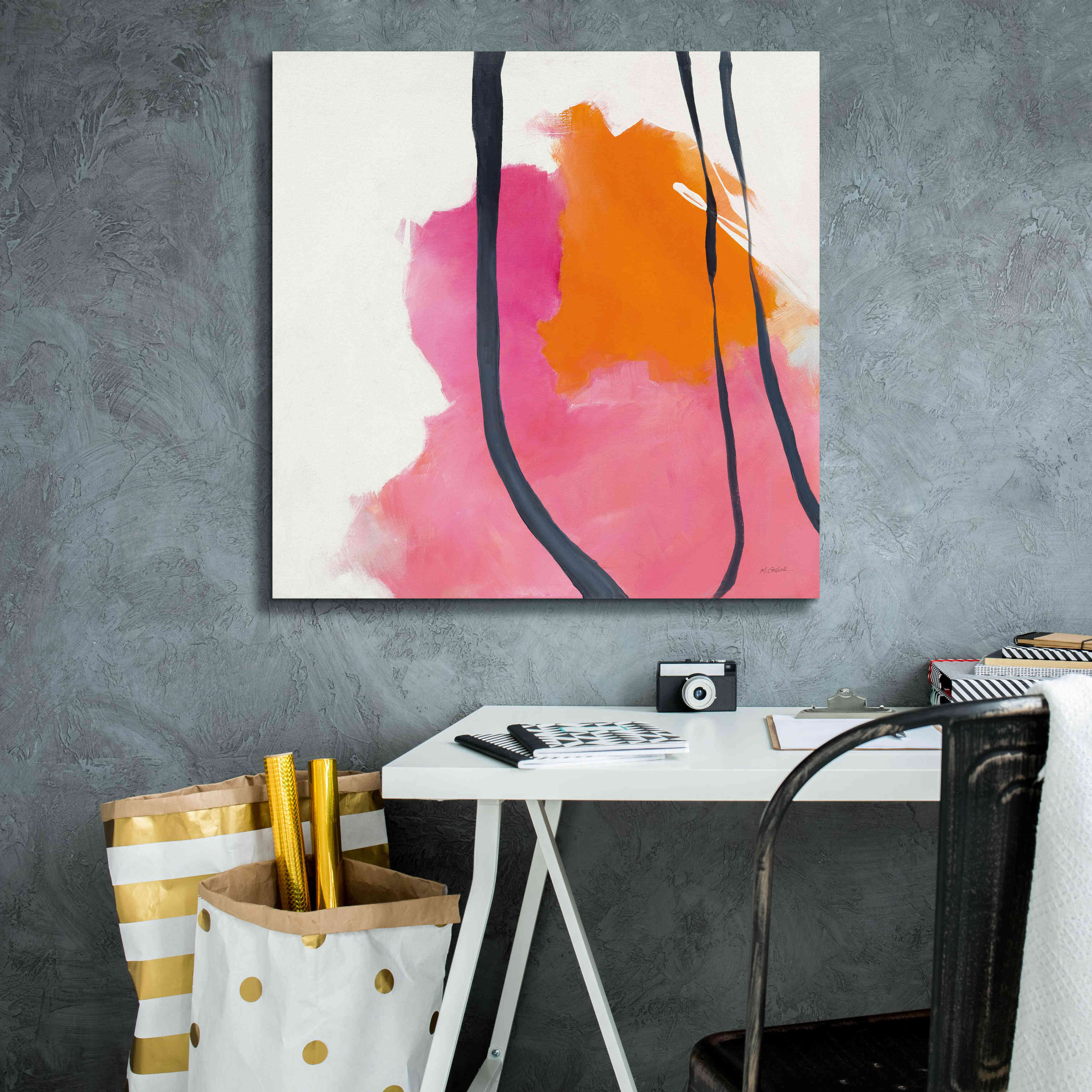 'Somersault II' by Mike Schick, Giclee Canvas Wall Art,26x26