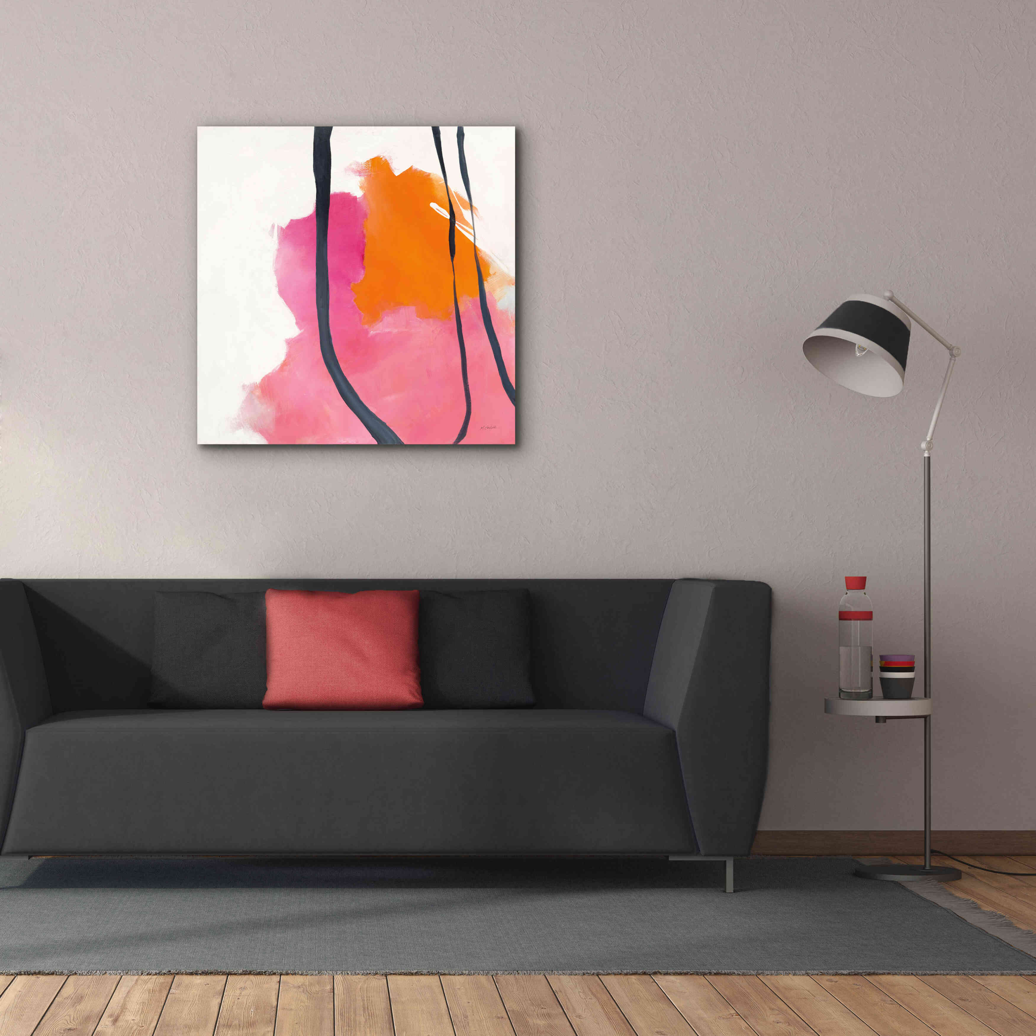 'Somersault II' by Mike Schick, Giclee Canvas Wall Art,37x37