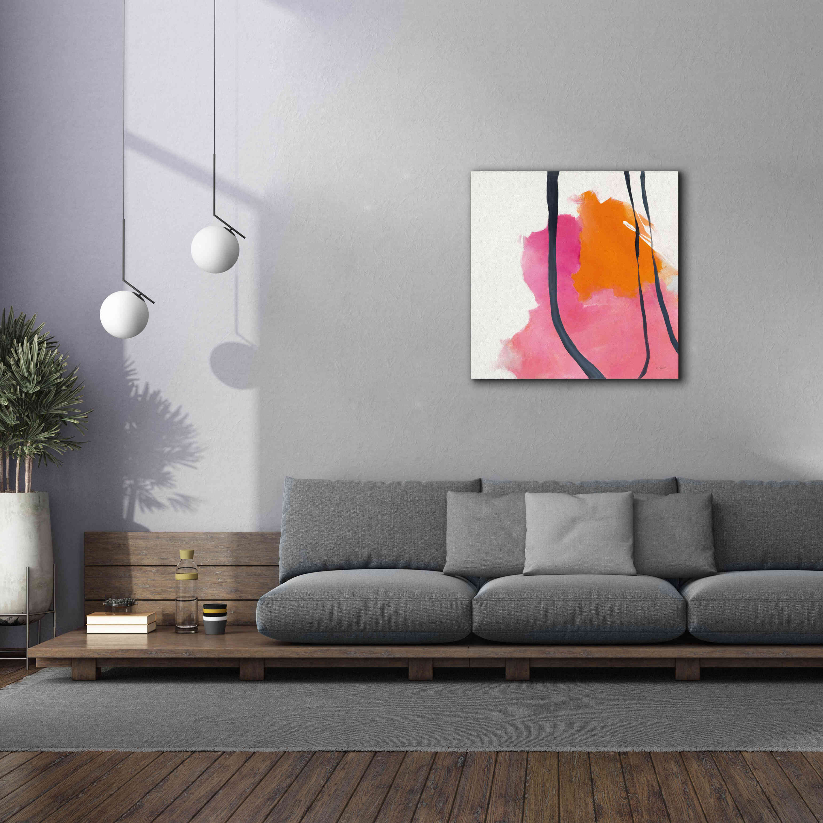 'Somersault II' by Mike Schick, Giclee Canvas Wall Art,37x37