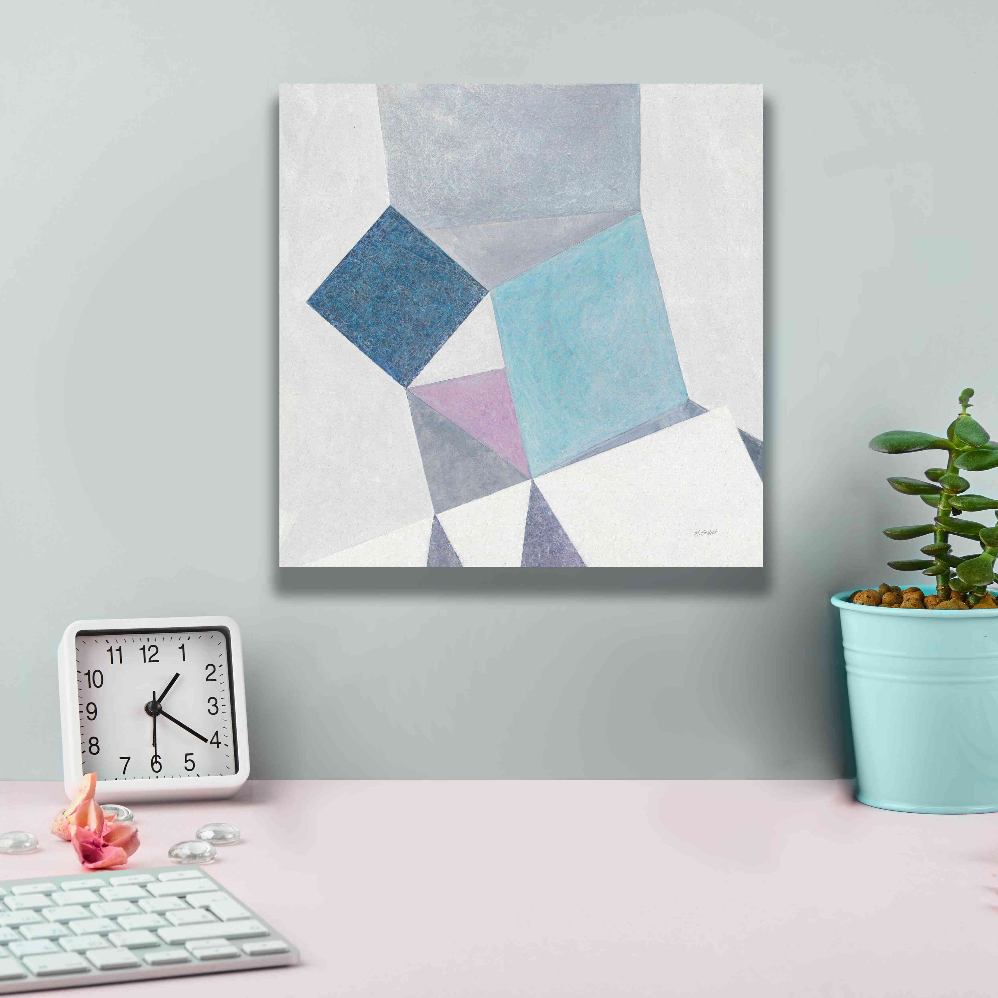 'Paper Cut' by Mike Schick, Giclee Canvas Wall Art,12x12