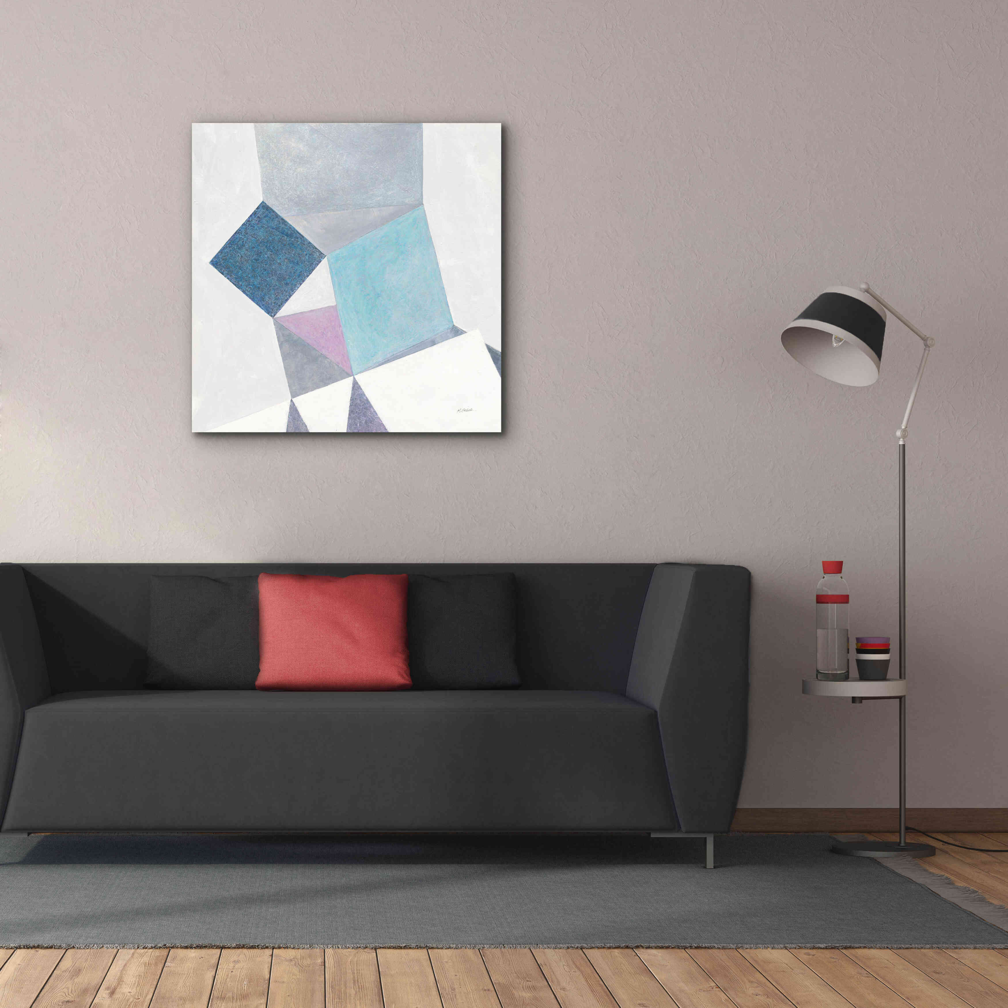 'Paper Cut' by Mike Schick, Giclee Canvas Wall Art,37x37