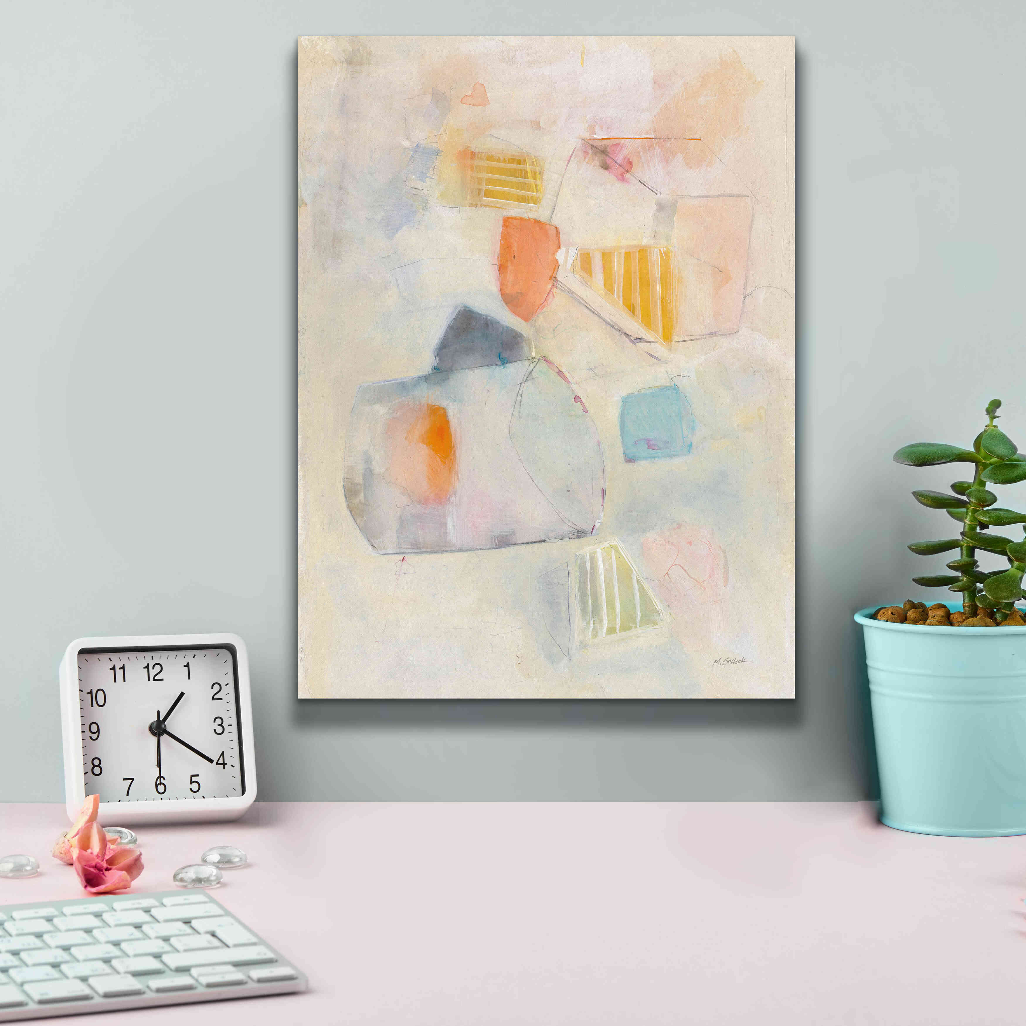 'Let Them Eat Cake' by Mike Schick, Giclee Canvas Wall Art,12x16