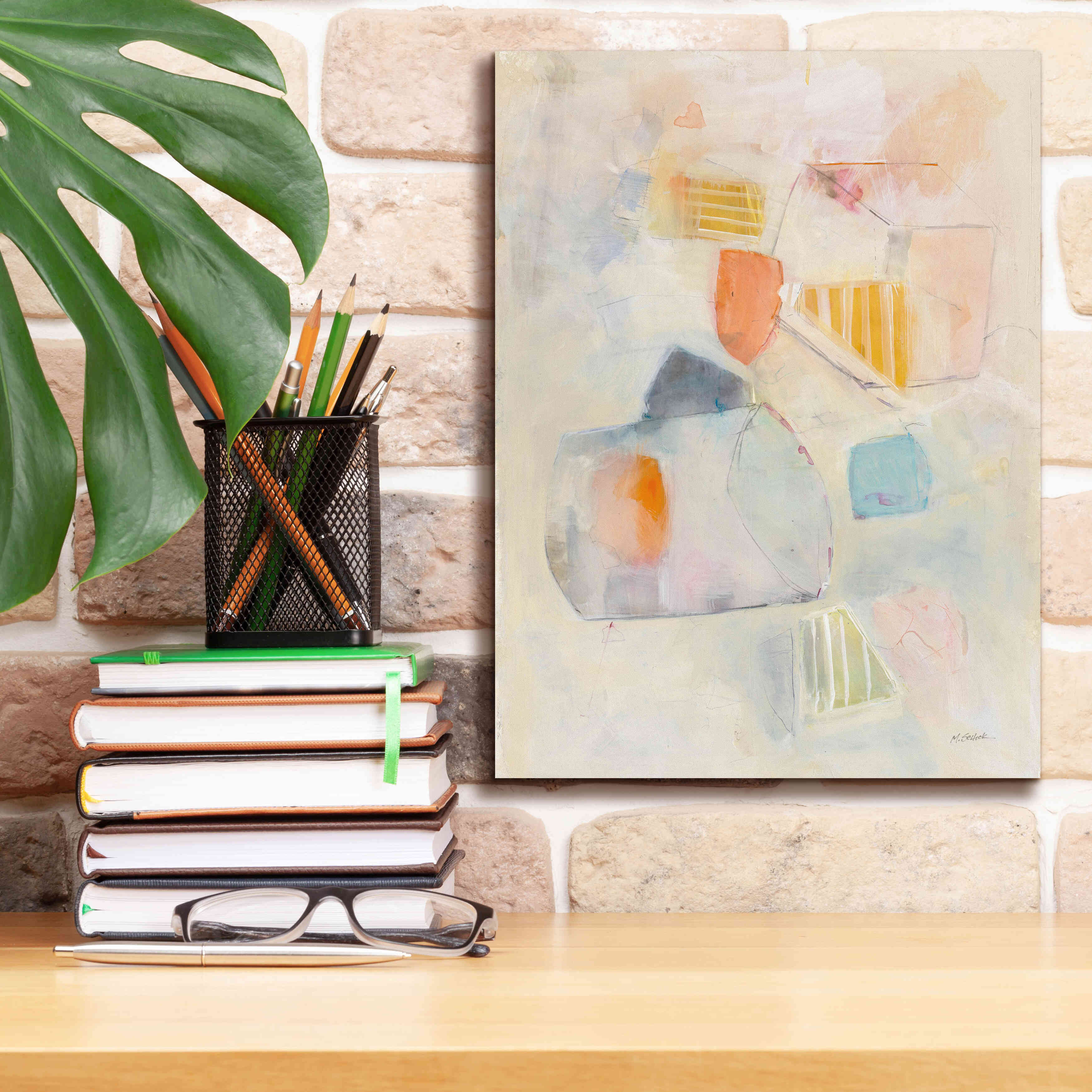 'Let Them Eat Cake' by Mike Schick, Giclee Canvas Wall Art,12x16