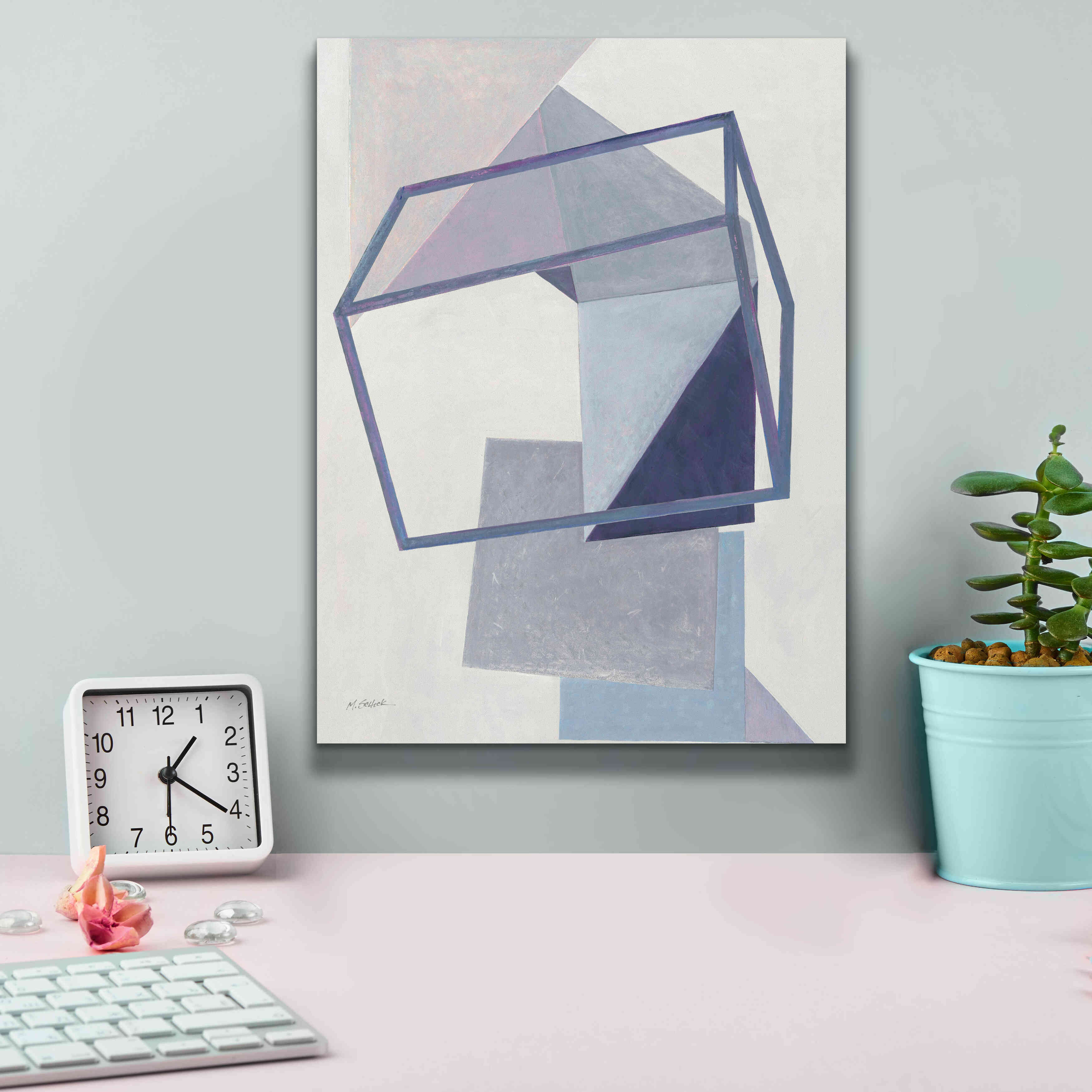 'Paper Trail III Crop' by Mike Schick, Giclee Canvas Wall Art,12 x 16