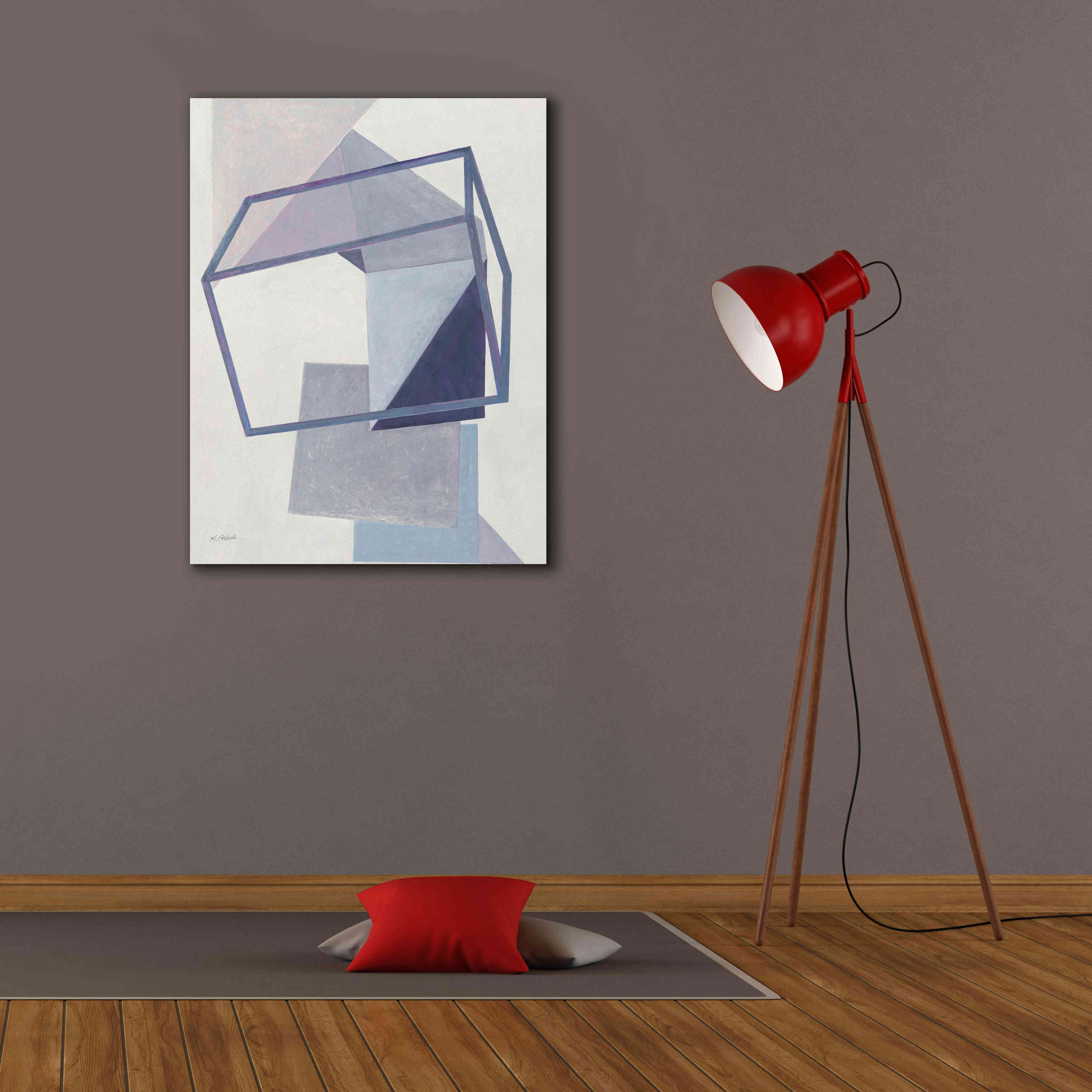 'Paper Trail III Crop' by Mike Schick, Giclee Canvas Wall Art,26 x 34