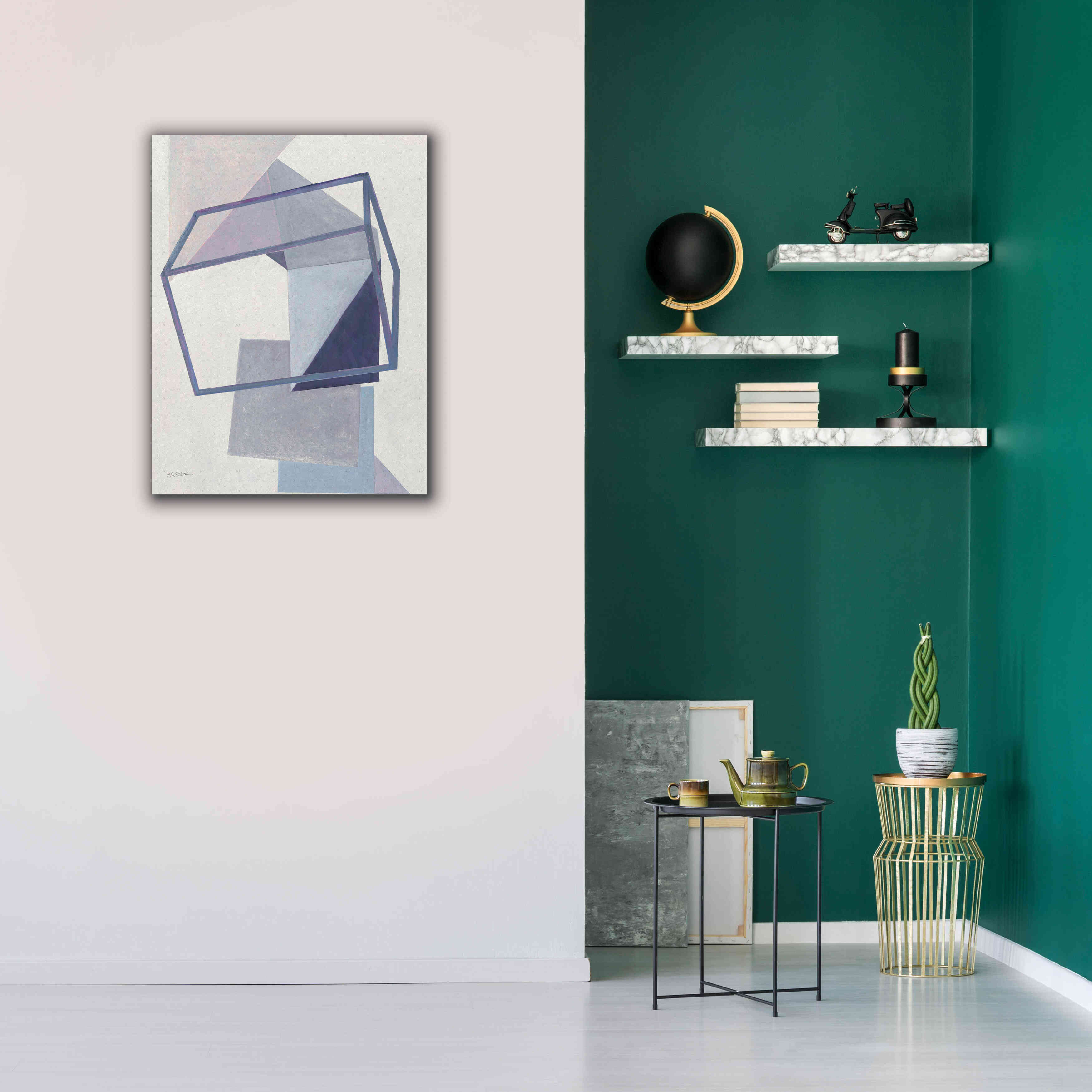 'Paper Trail III Crop' by Mike Schick, Giclee Canvas Wall Art,26 x 34