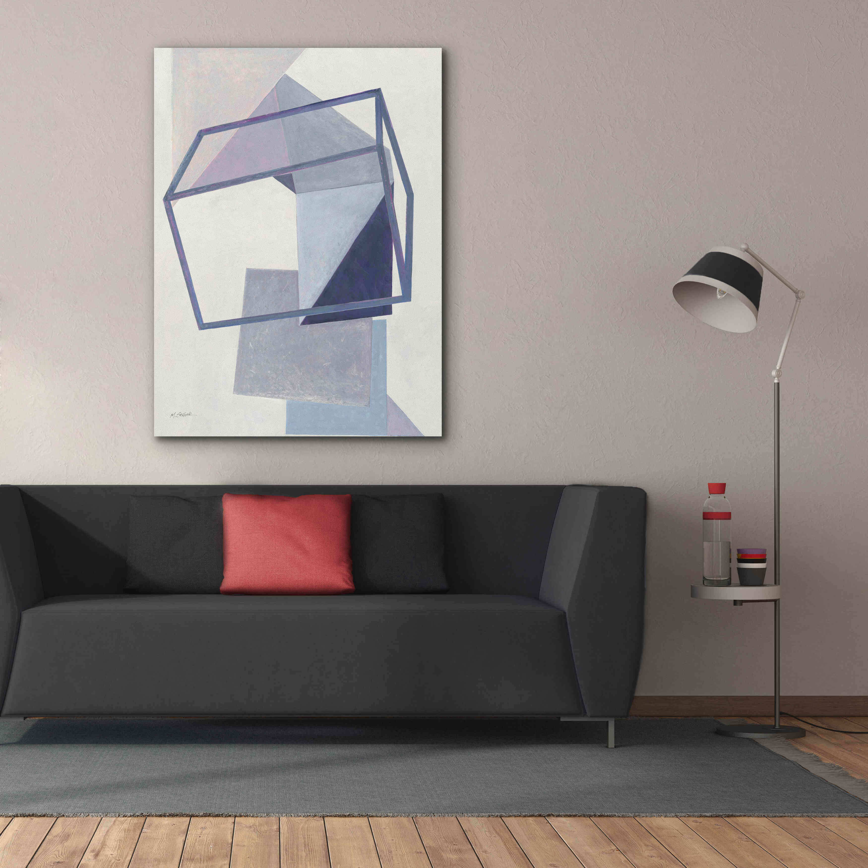 'Paper Trail III Crop' by Mike Schick, Giclee Canvas Wall Art,40 x 54