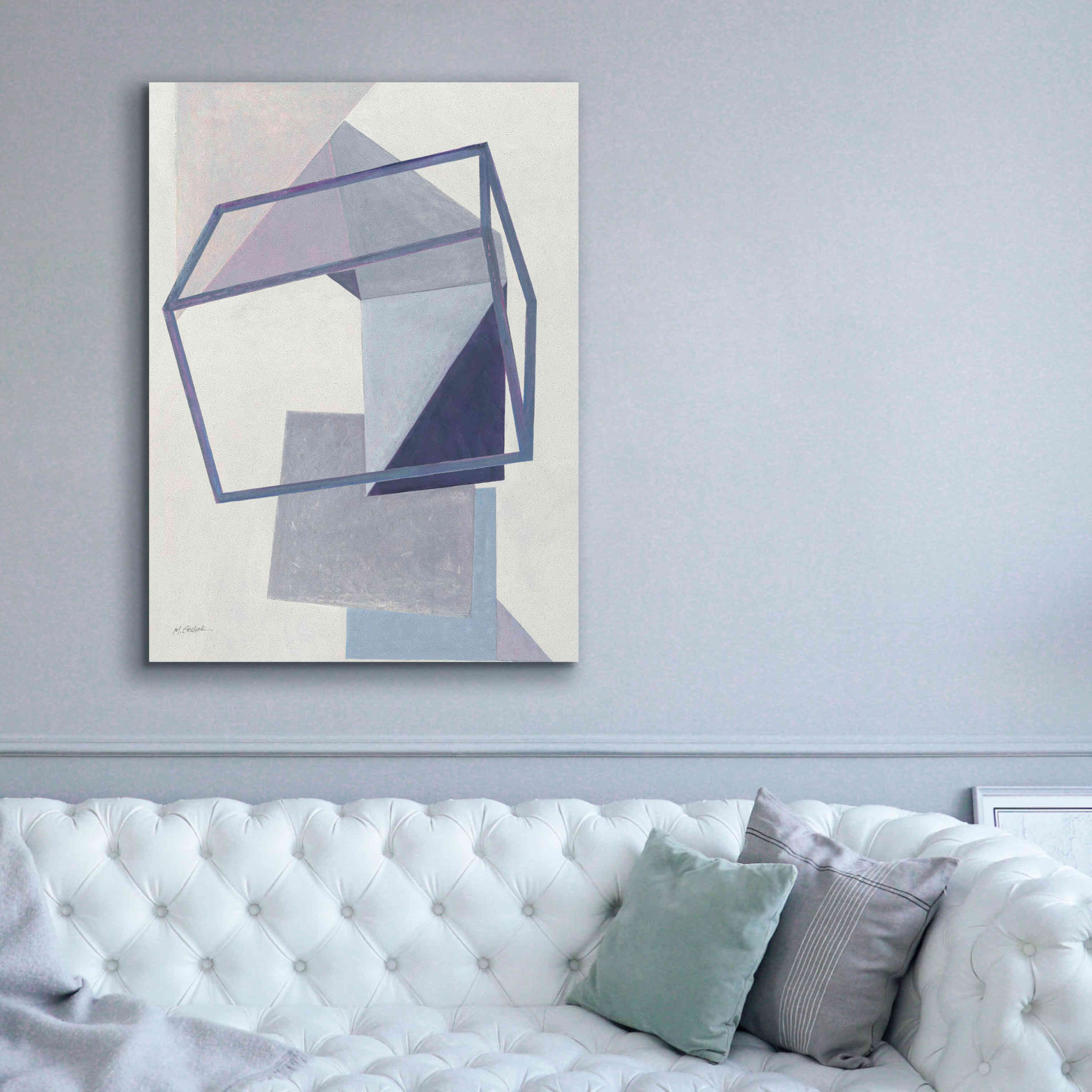 'Paper Trail III Crop' by Mike Schick, Giclee Canvas Wall Art,40 x 54