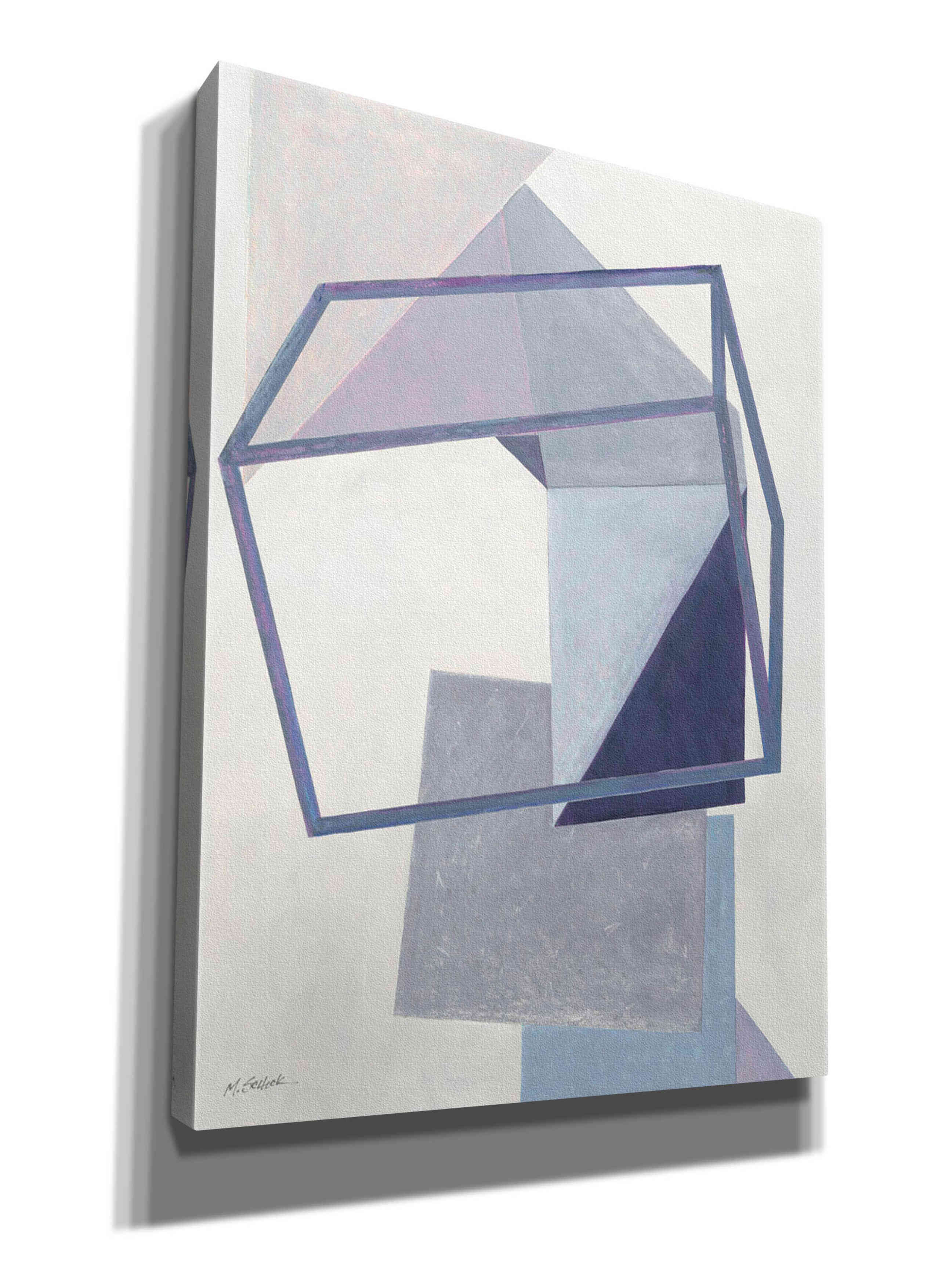 'Paper Trail III Crop' by Mike Schick, Giclee Canvas Wall Art