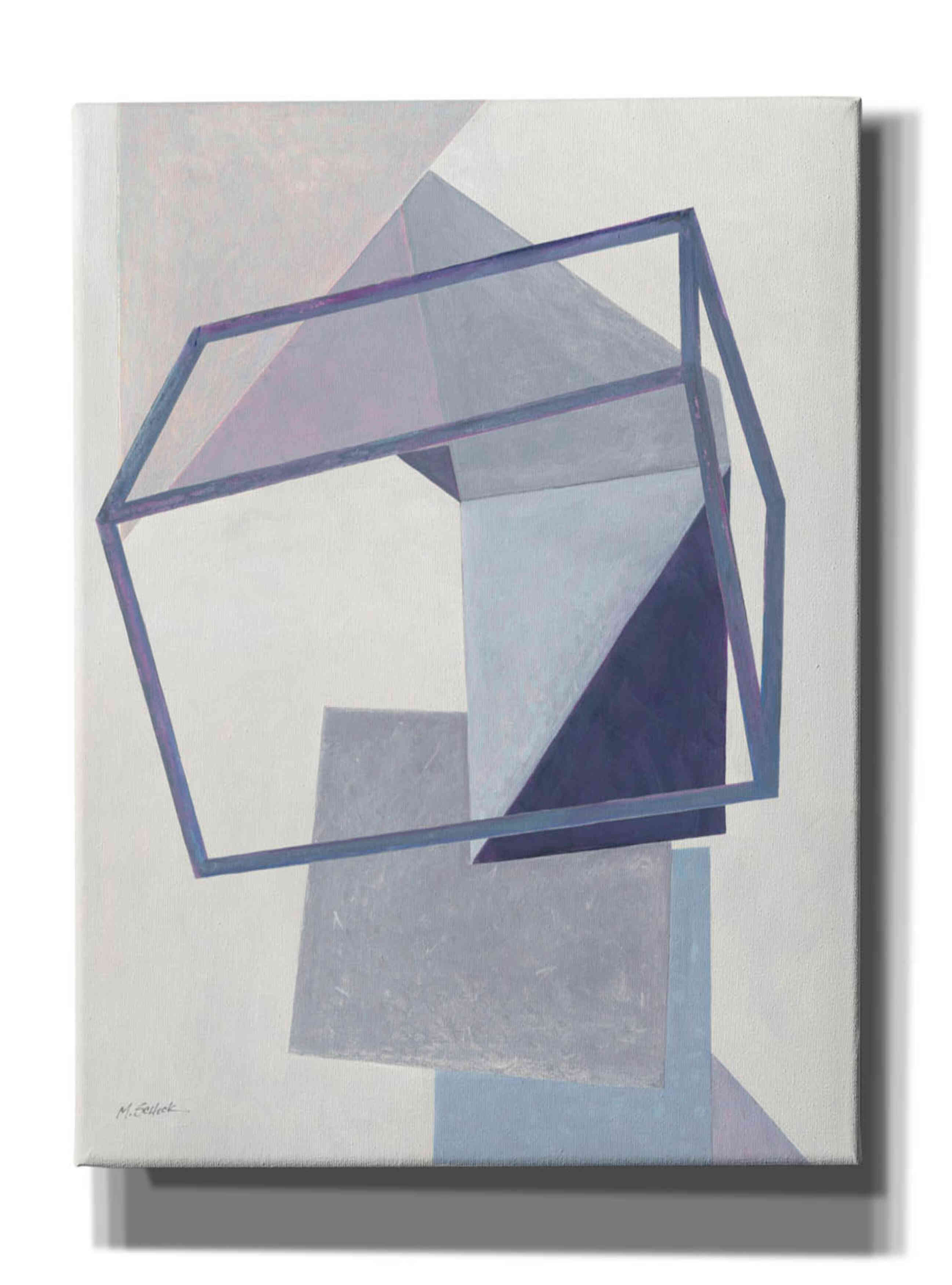 'Paper Trail III Crop' by Mike Schick, Giclee Canvas Wall Art