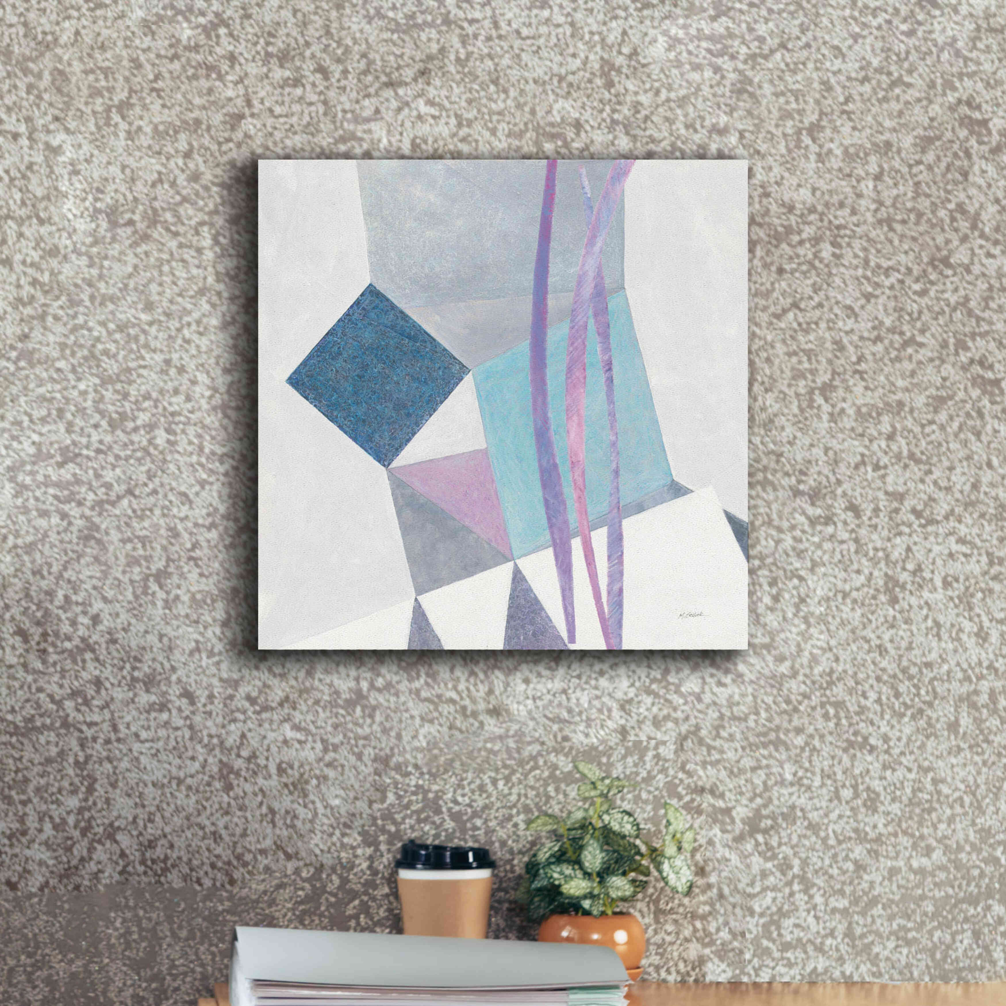 'Paper Cut II' by Mike Schick, Giclee Canvas Wall Art,18x18