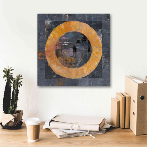 Image of 'Roundabout' by Mike Schick, Giclee Canvas Wall Art,18x18