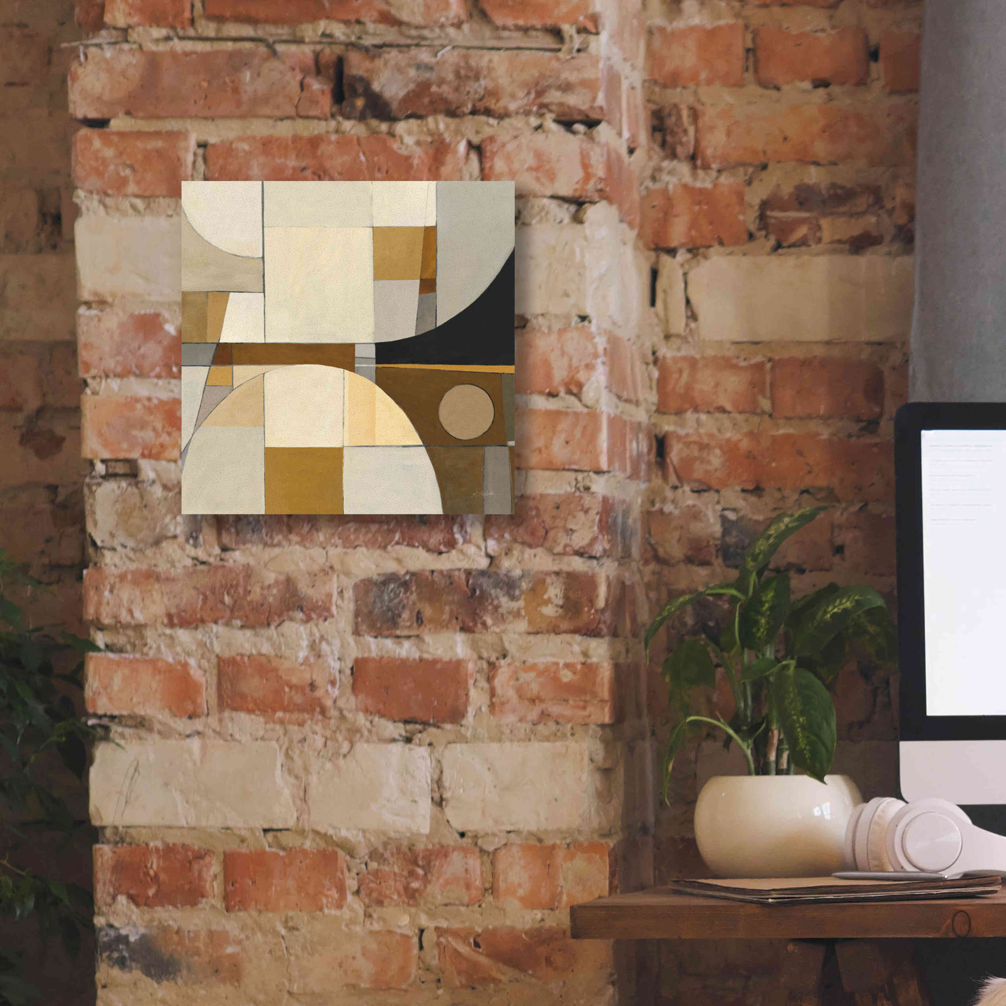 'Champagne IV Crop' by Mike Schick, Giclee Canvas Wall Art,12x12